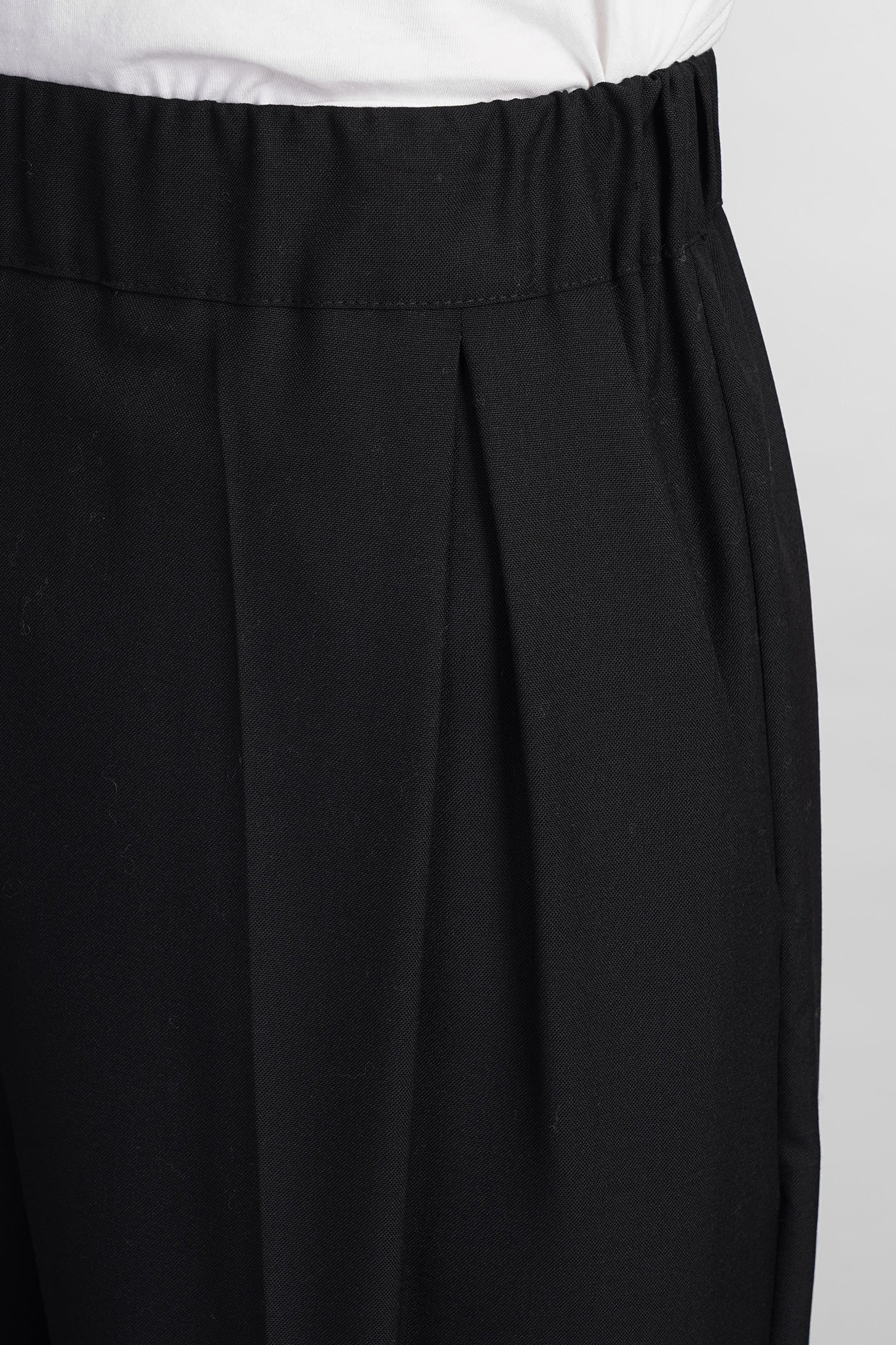 Pants in black wool - Image 5
