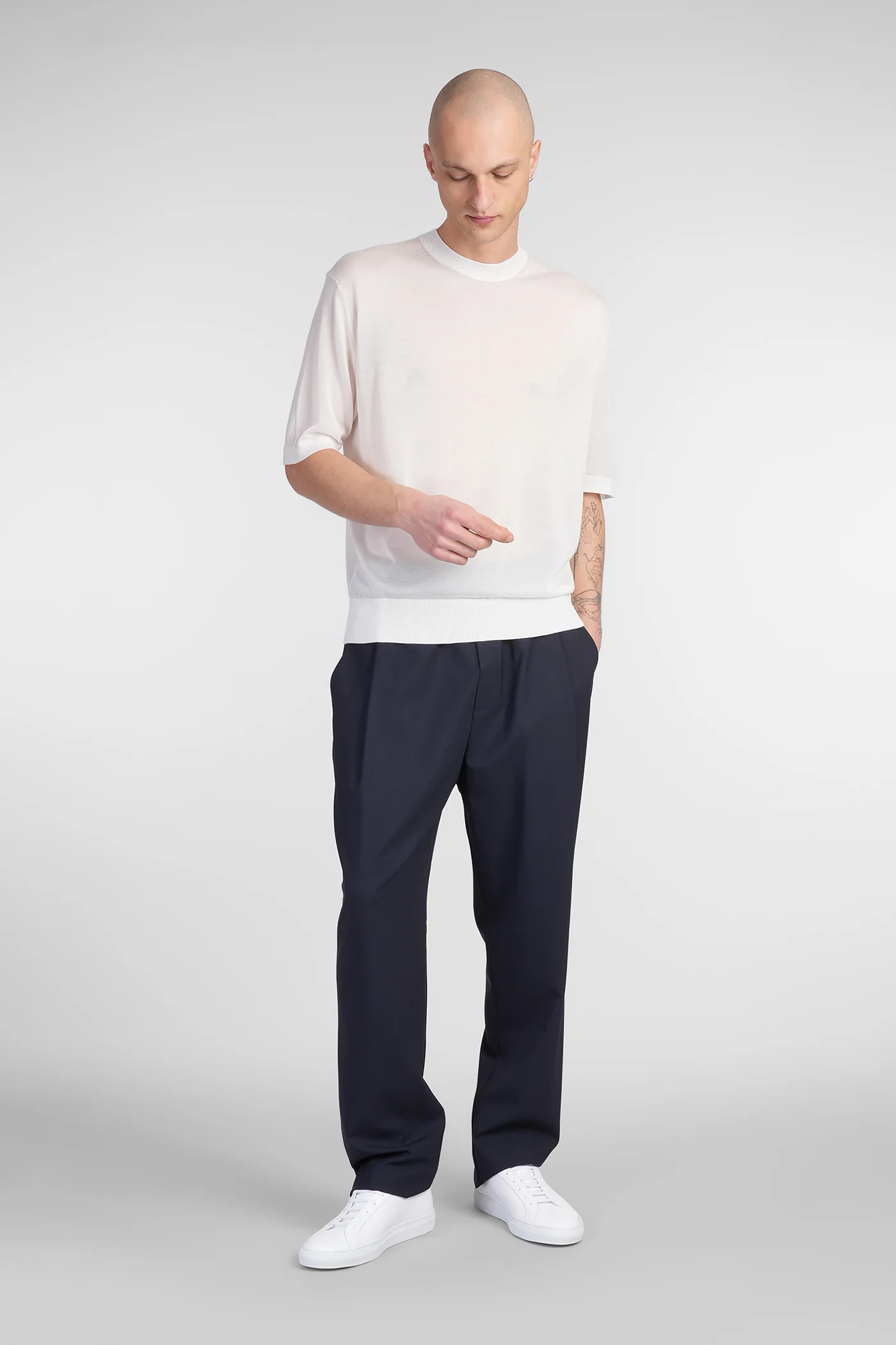 Pants in blue wool - Image 2