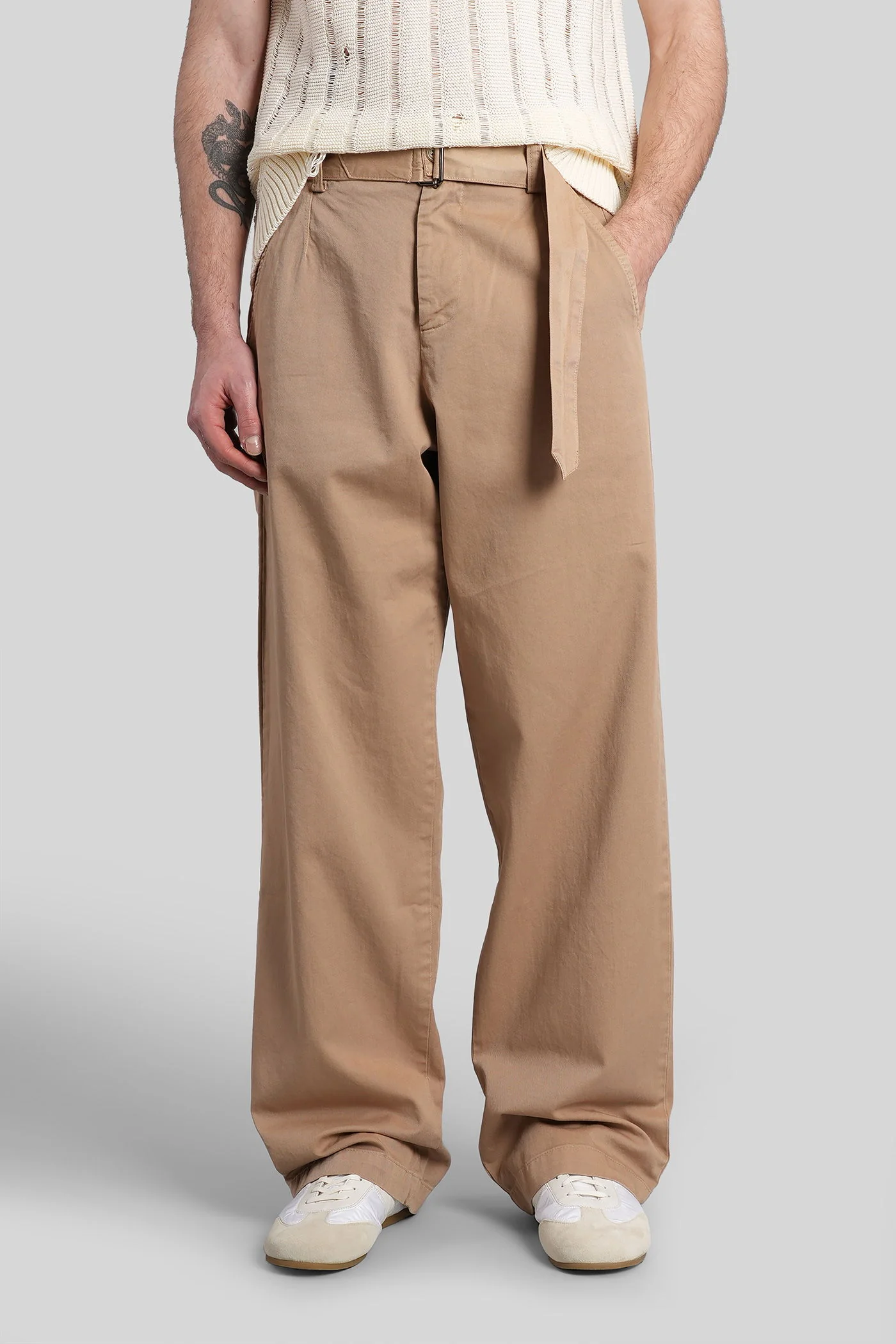 Pants in Camel denim