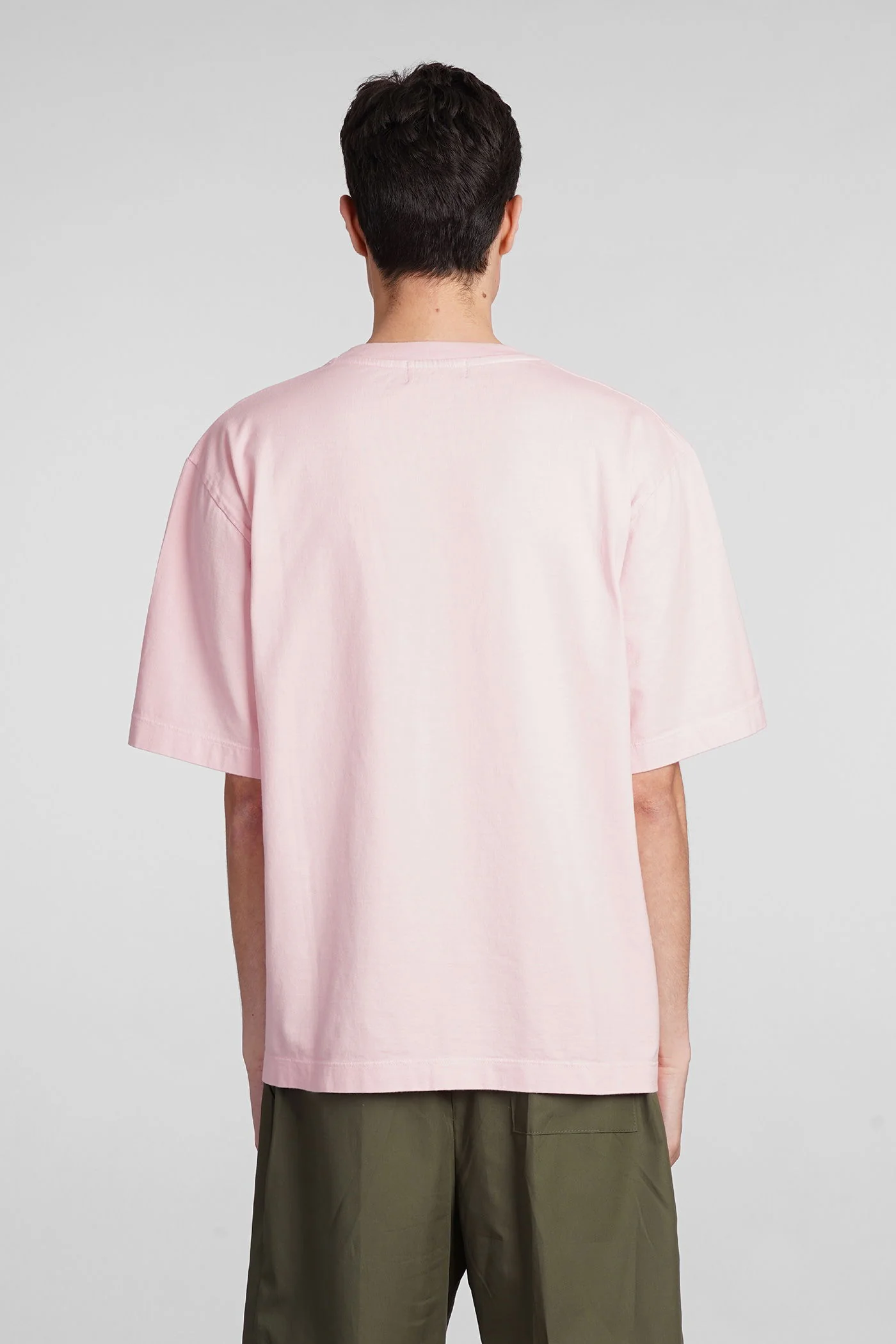 T-Shirt in rose-pink cotton - Image 3