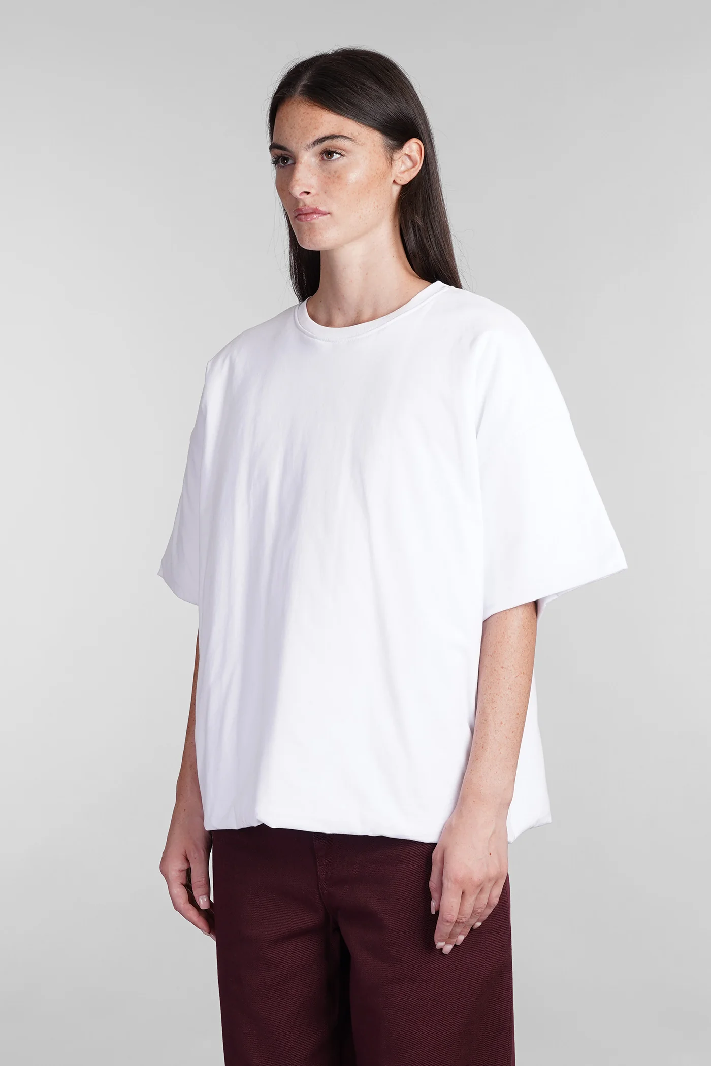 T-Shirt in white cotton - Image 4