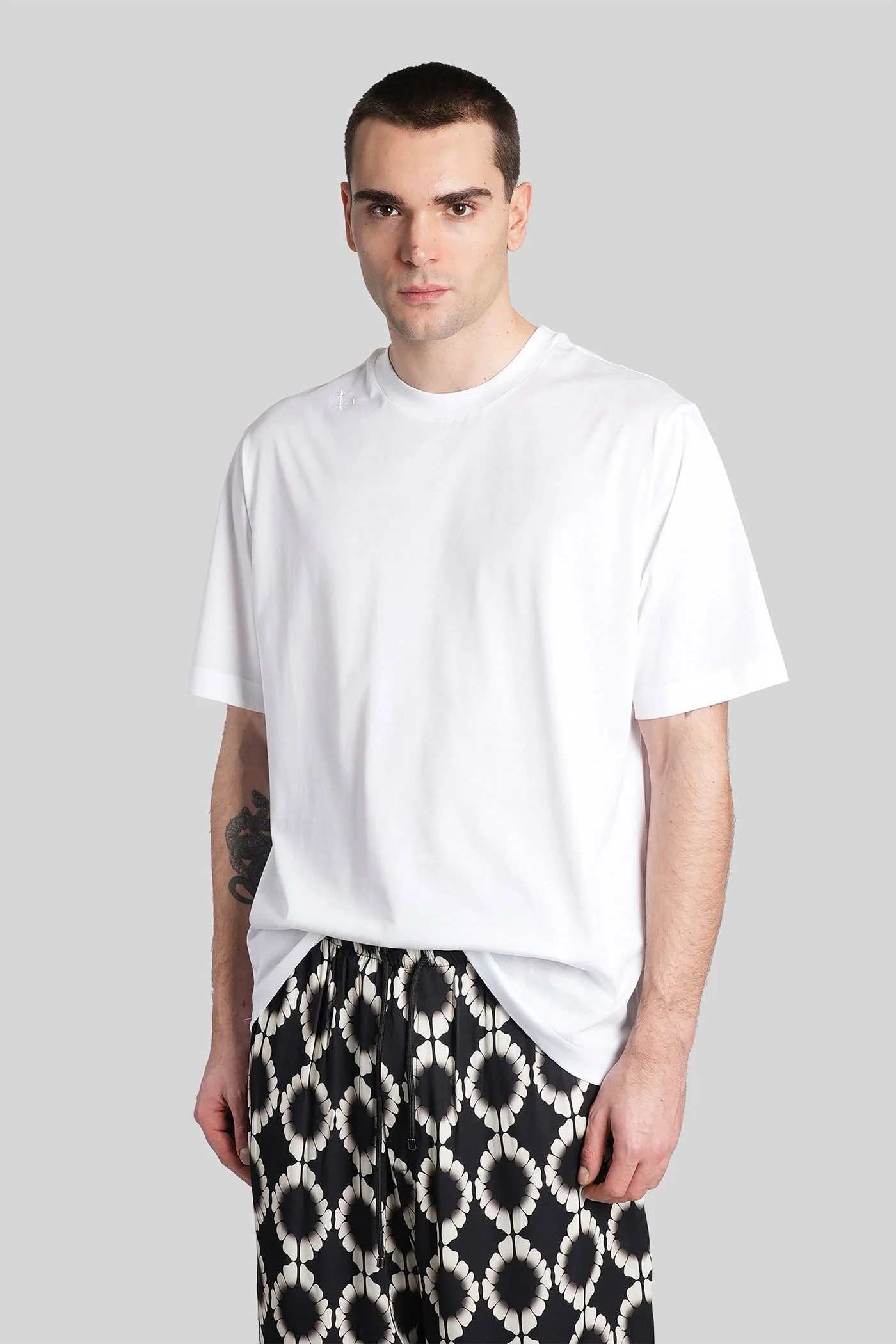 T-Shirt in white cotton