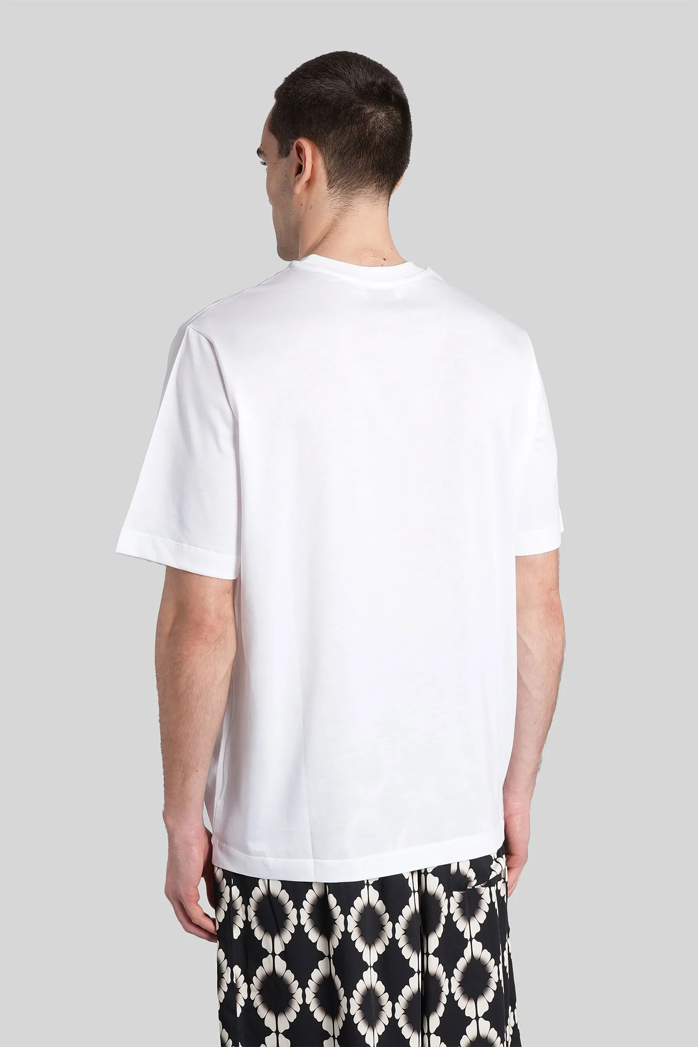 T-Shirt in white cotton - Image 3