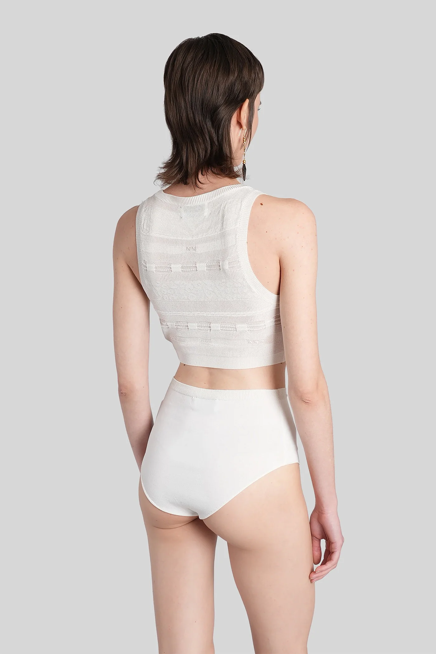 Topwear in beige viscose - Image 3