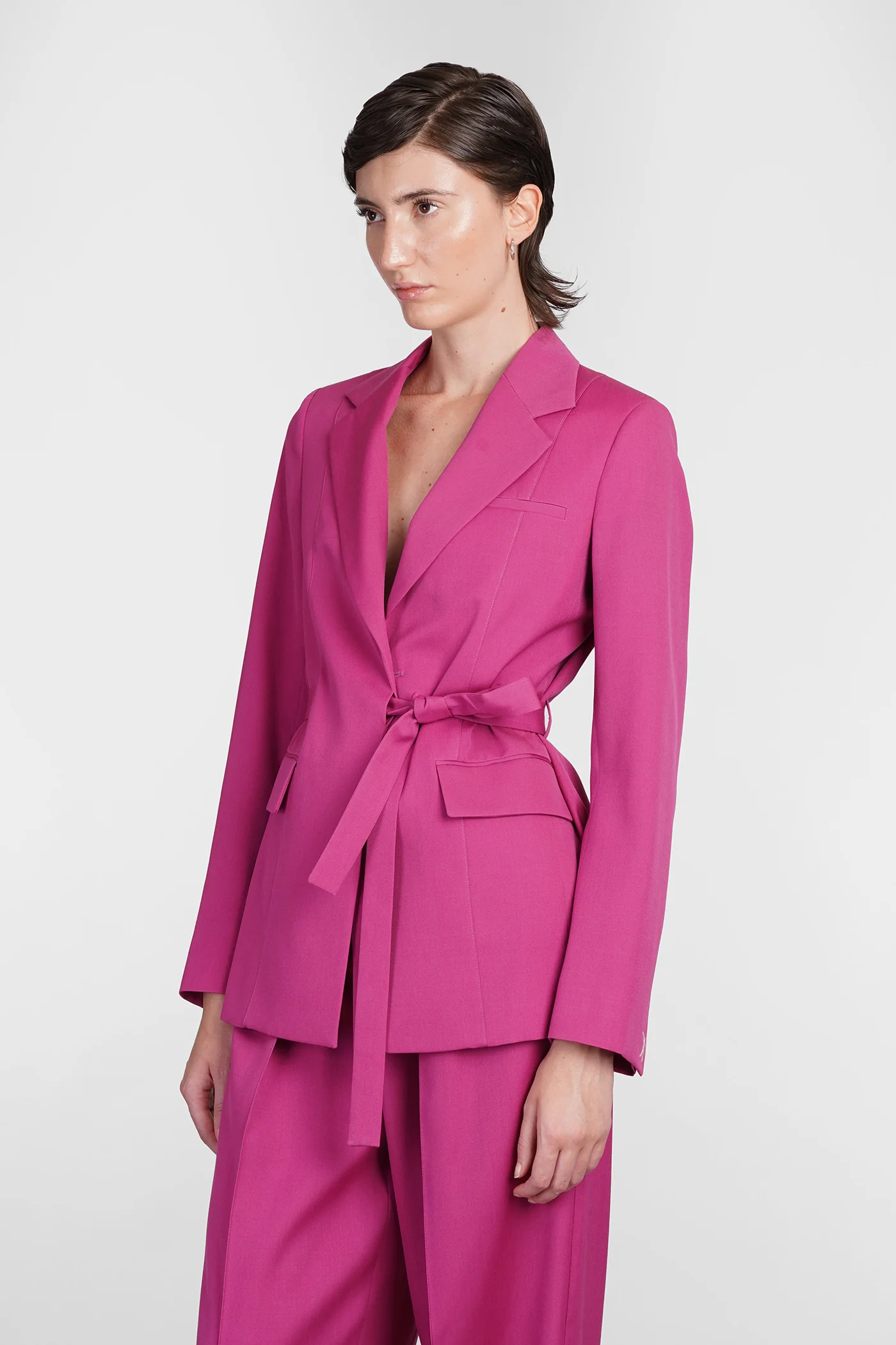 Blazer in fuxia wool - Image 4