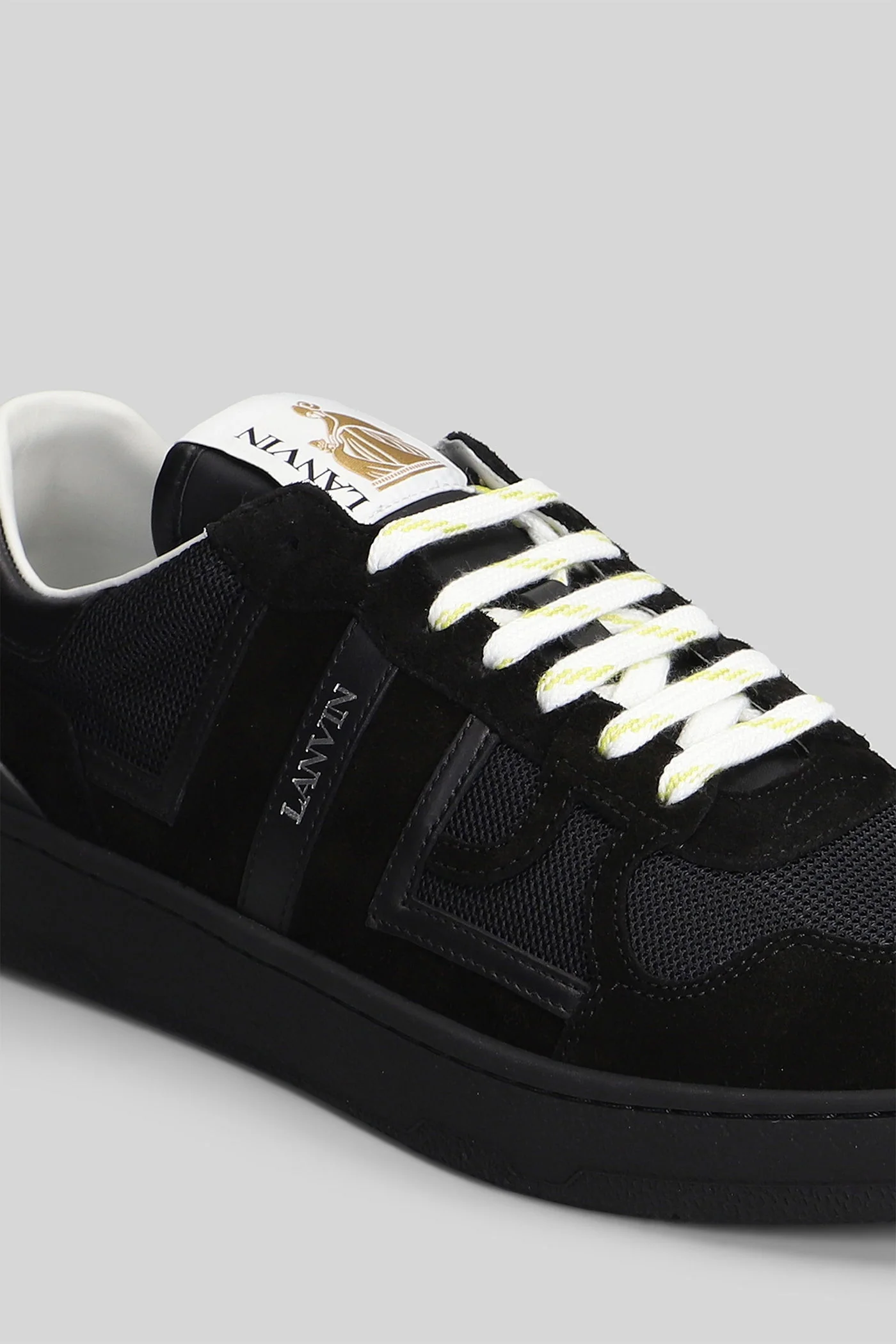 Clay Sneakers in black suede and leather - Image 5