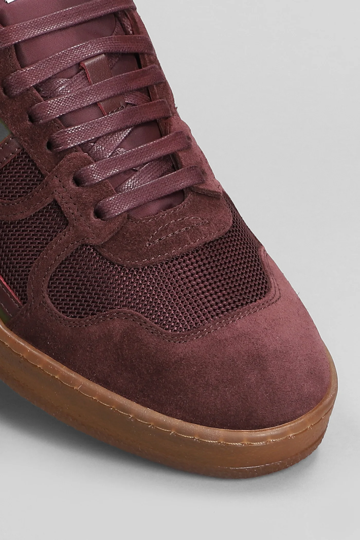 Clay Sneakers in bordeaux Suede and fabric - Image 5