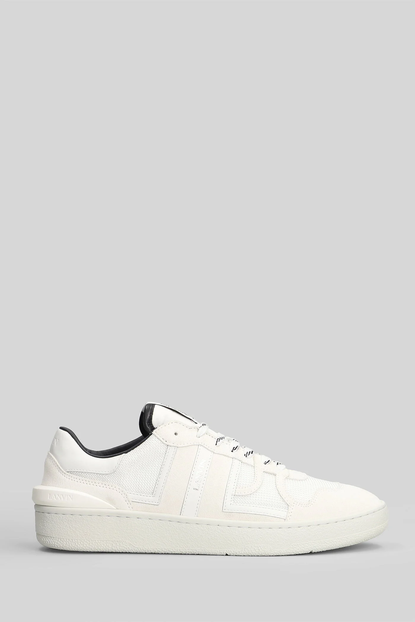 Clay Sneakers in white suede and leather