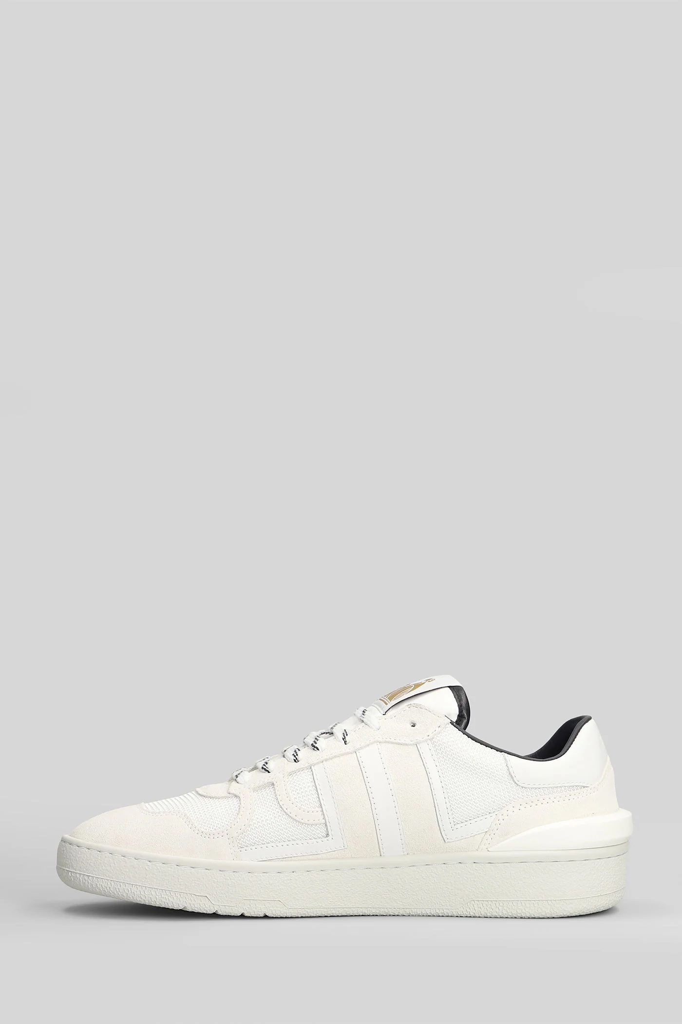 Clay Sneakers in white suede and leather - Image 3