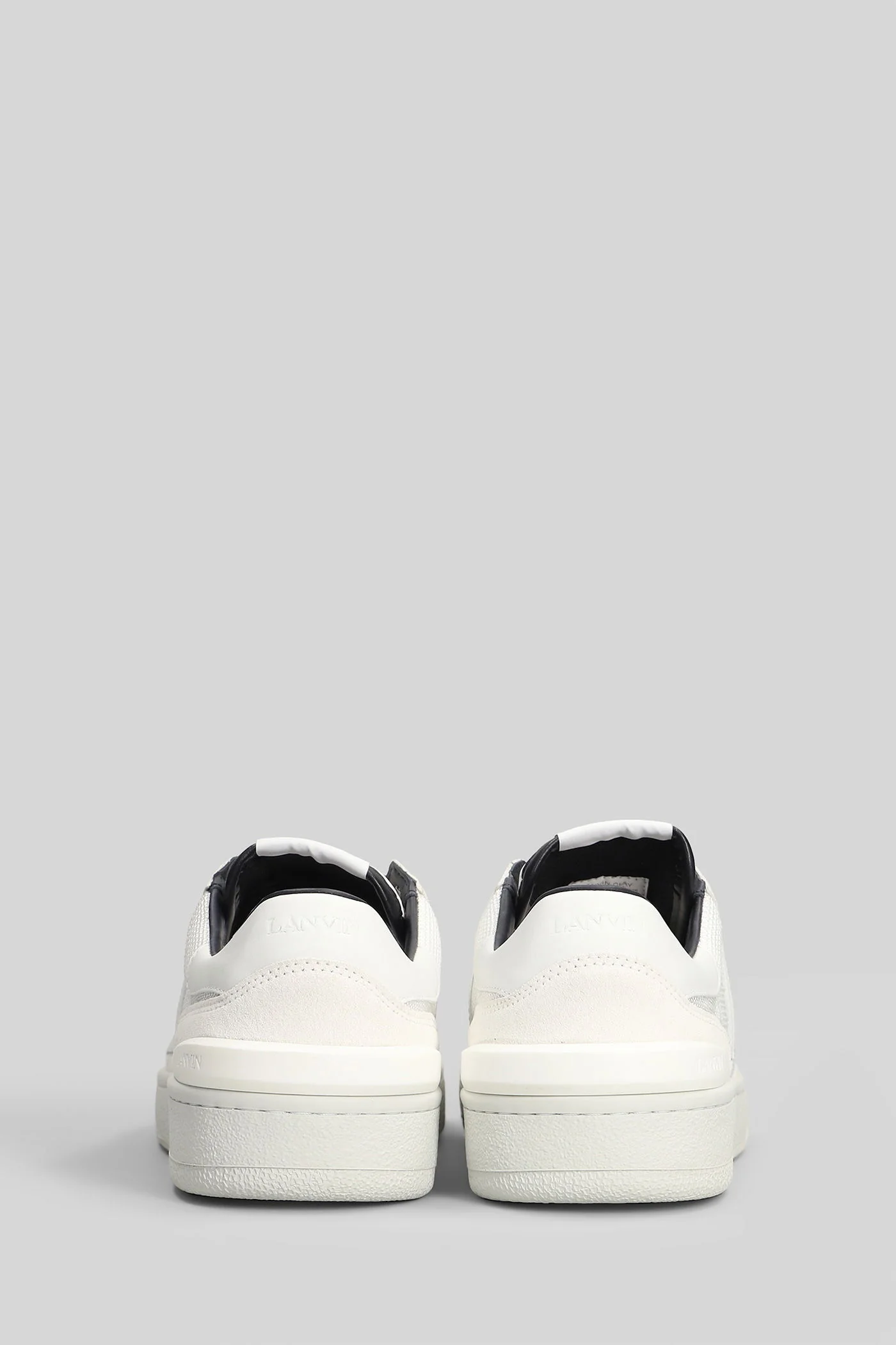 Clay Sneakers in white suede and leather - Image 4