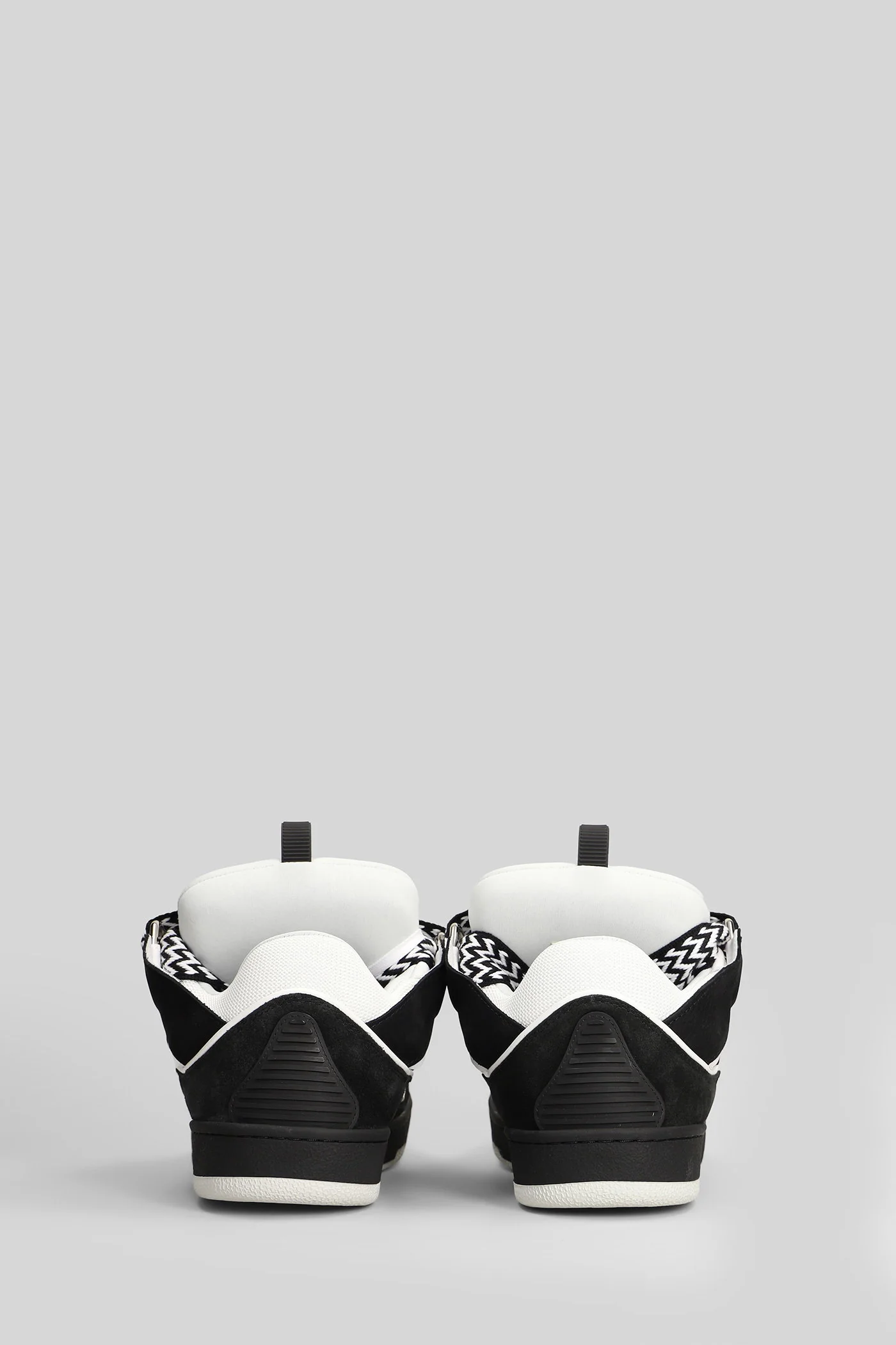 Curb Sneakers in black leather - Image 4