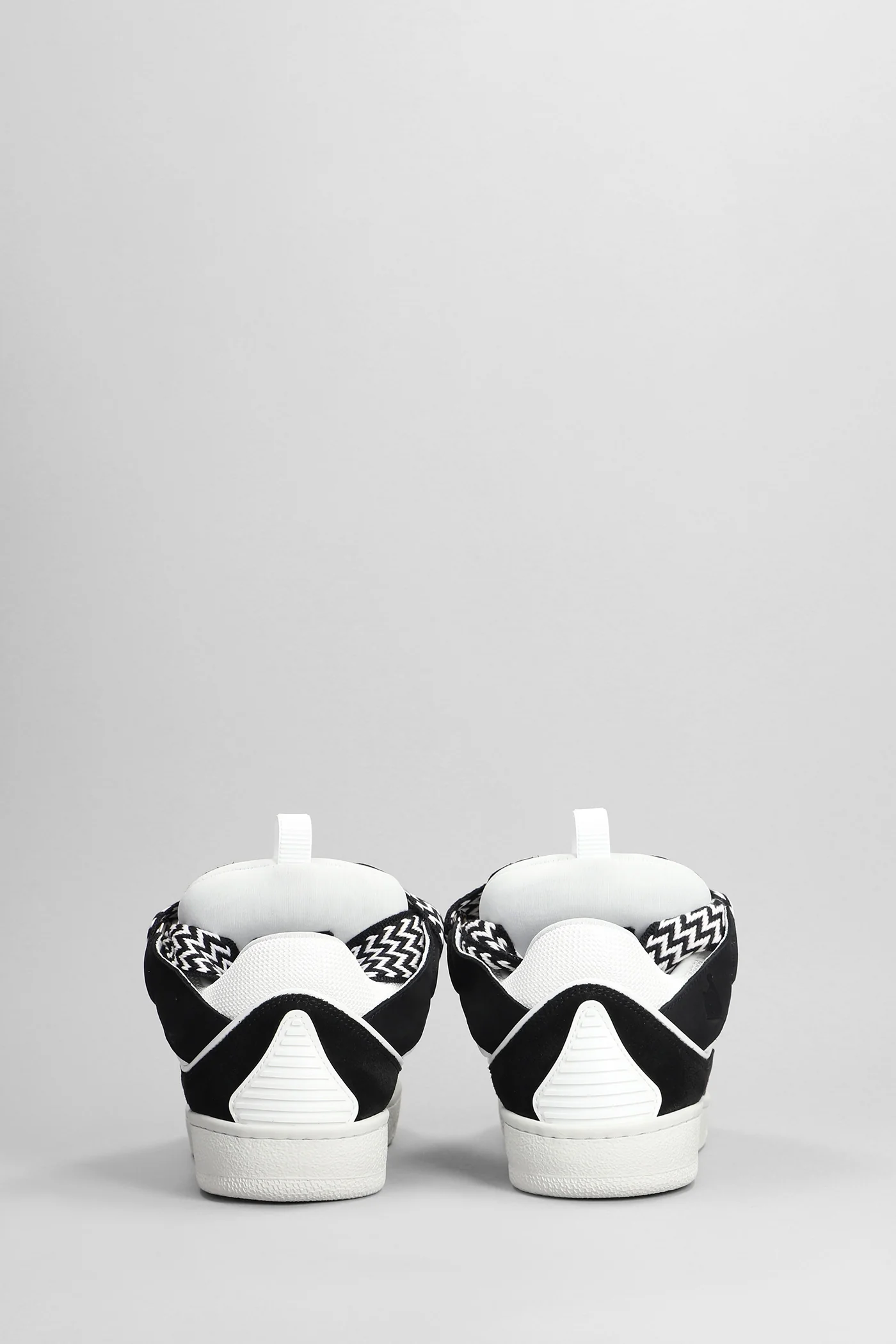 Curb Sneakers in black suede and leather - Image 4