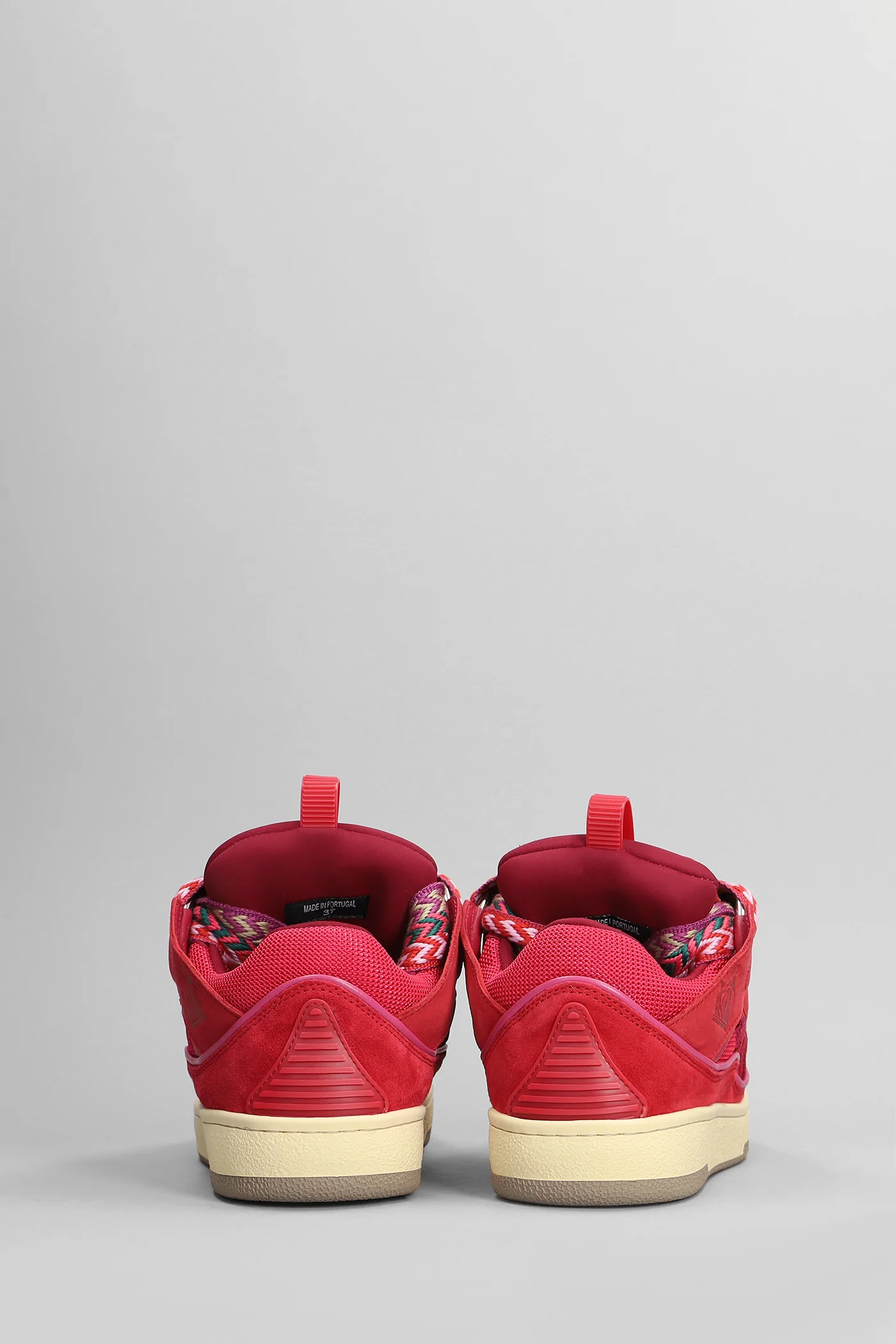Curb Sneakers in fuxia suede and leather - Image 14