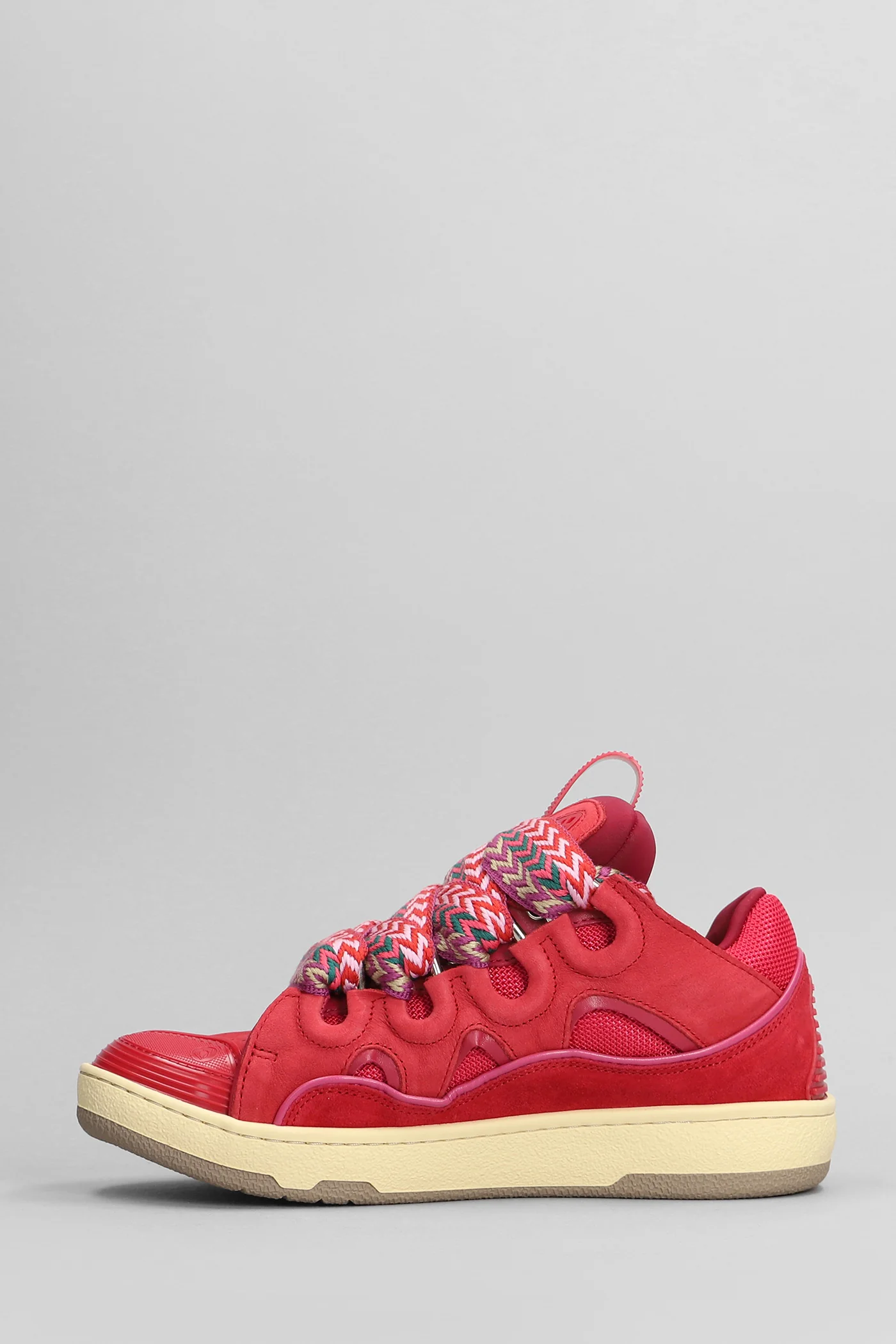 Curb Sneakers in fuxia suede and leather - Image 18