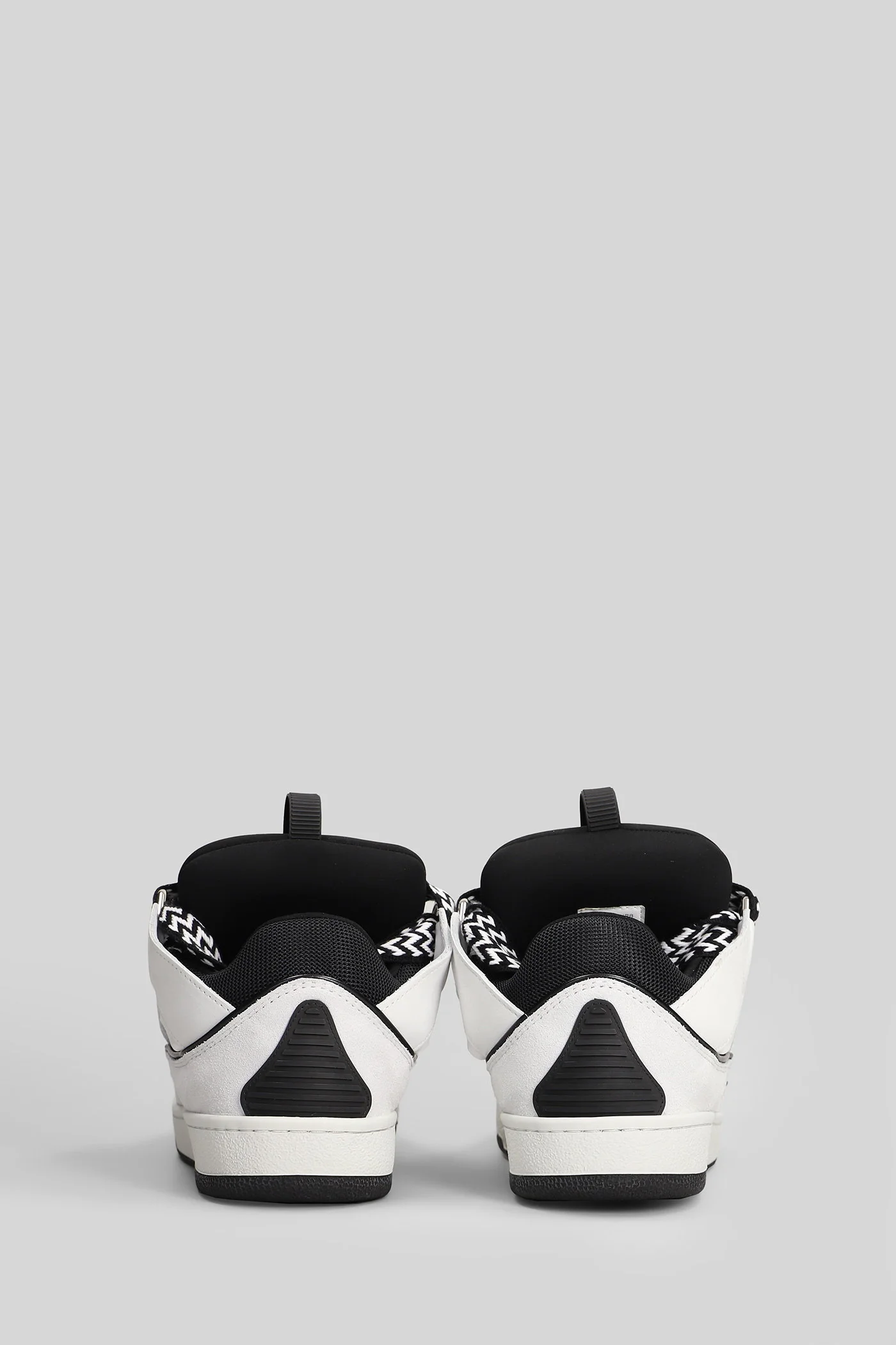 Curb Sneakers in white leather - Image 4