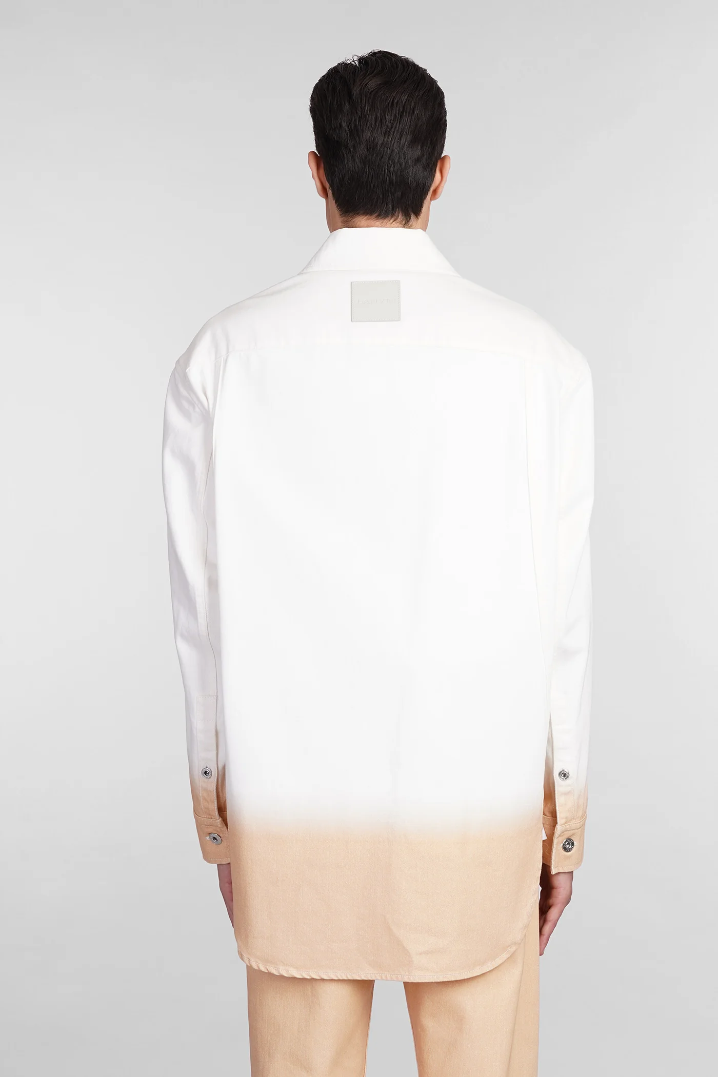 Denim Jackets in white cotton - Image 3