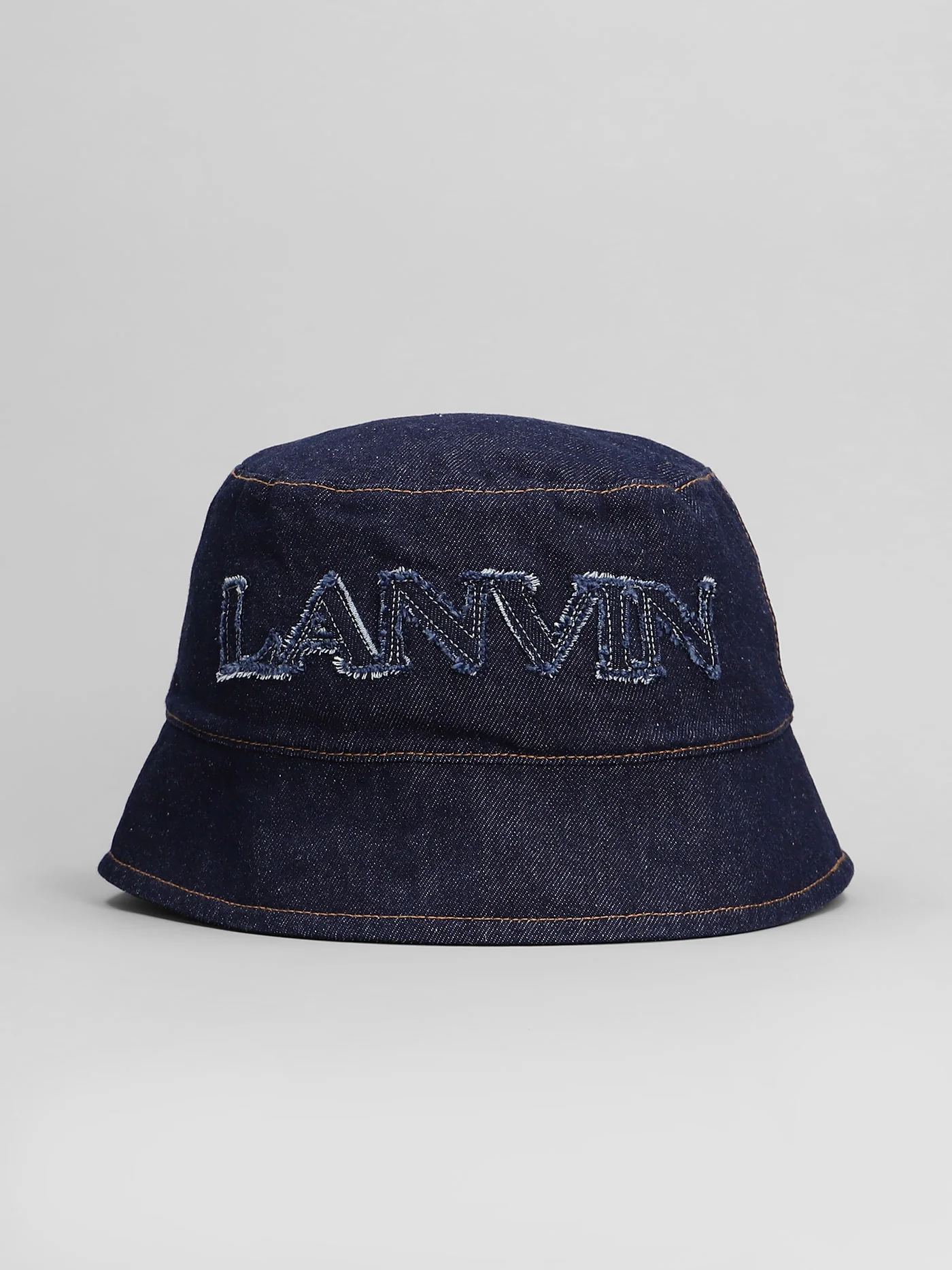 Hats in blue cotton