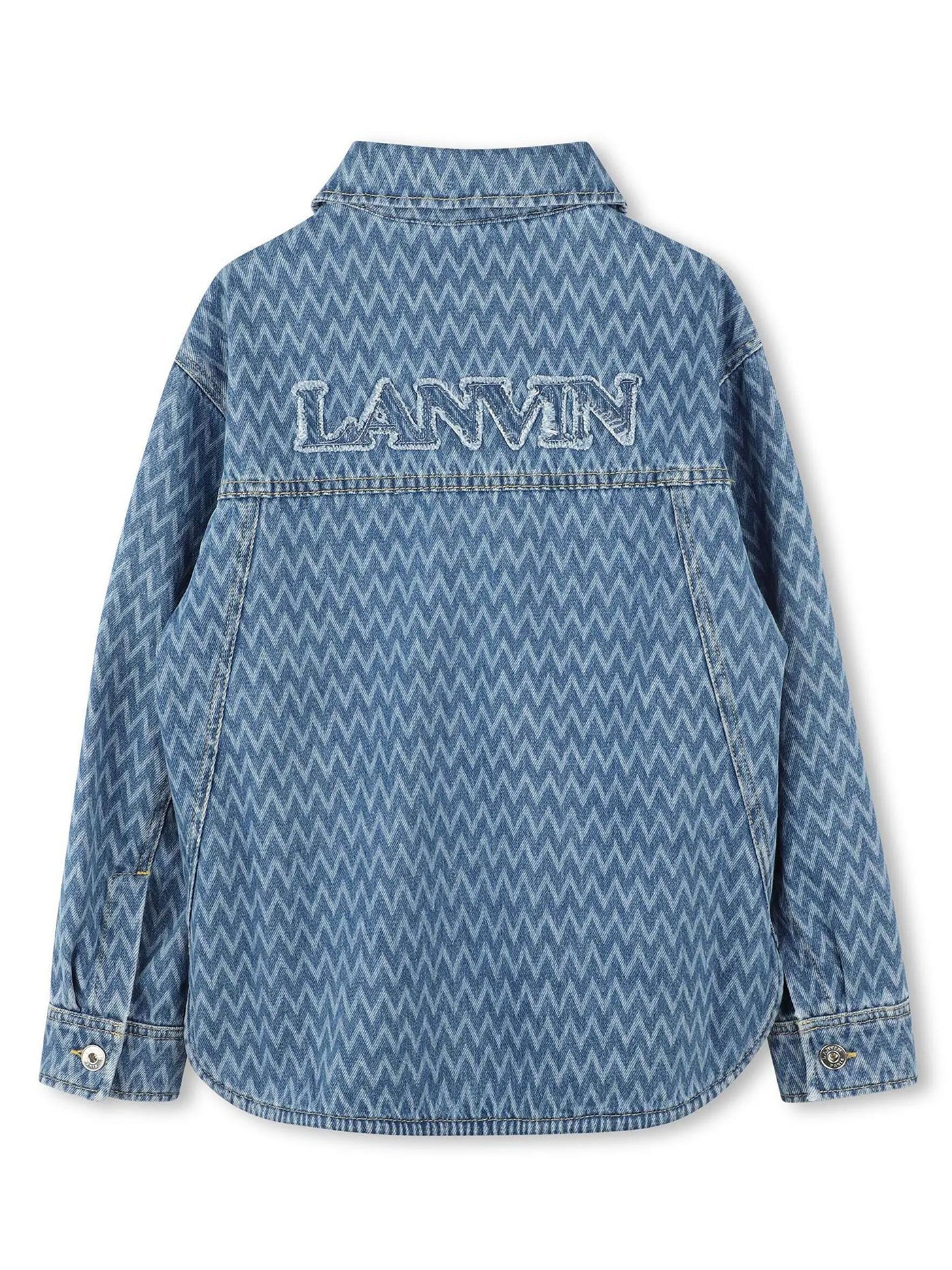 Shirt in blue cotton - Image 2