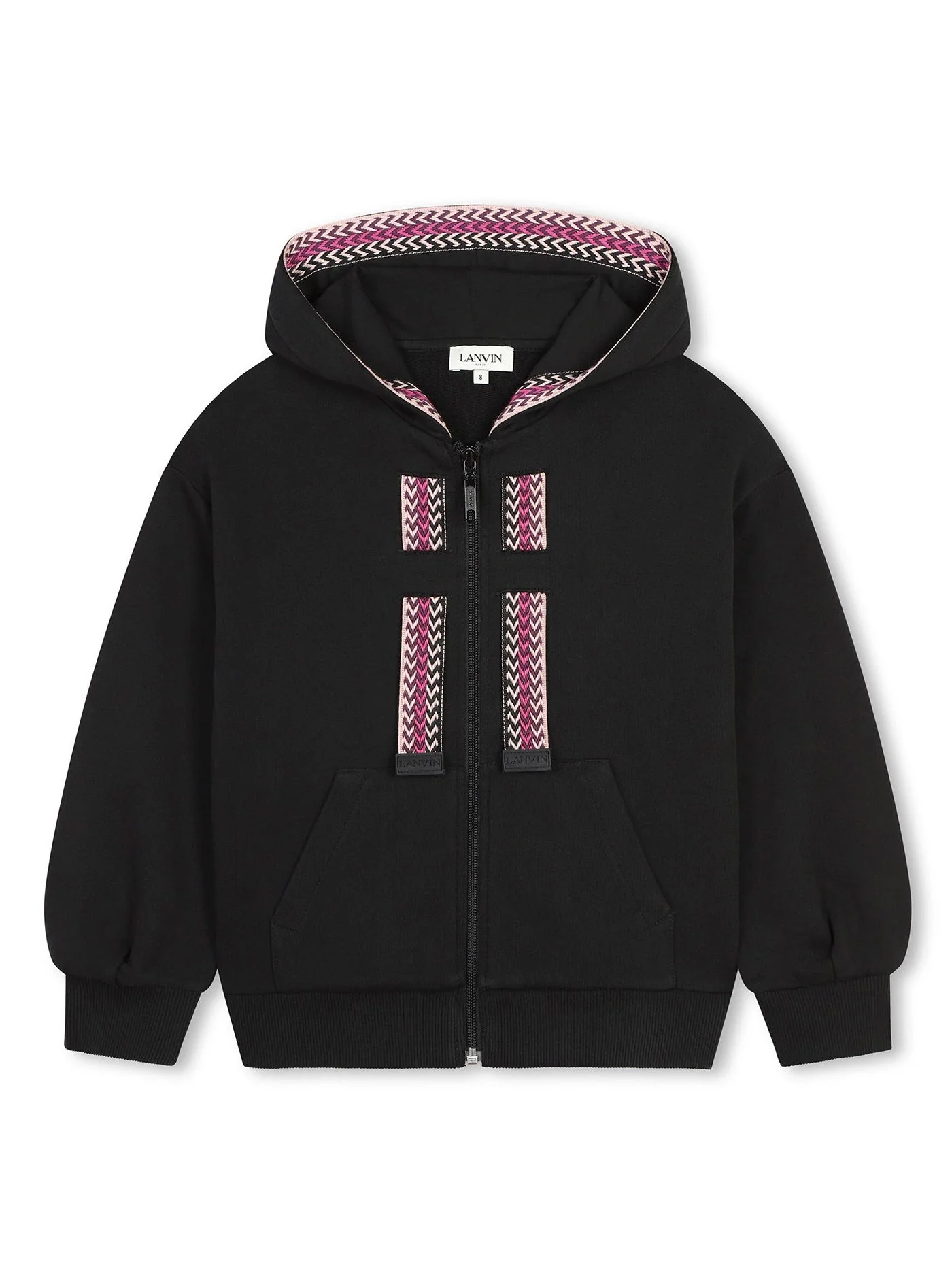 Sweatshirt in black cotton