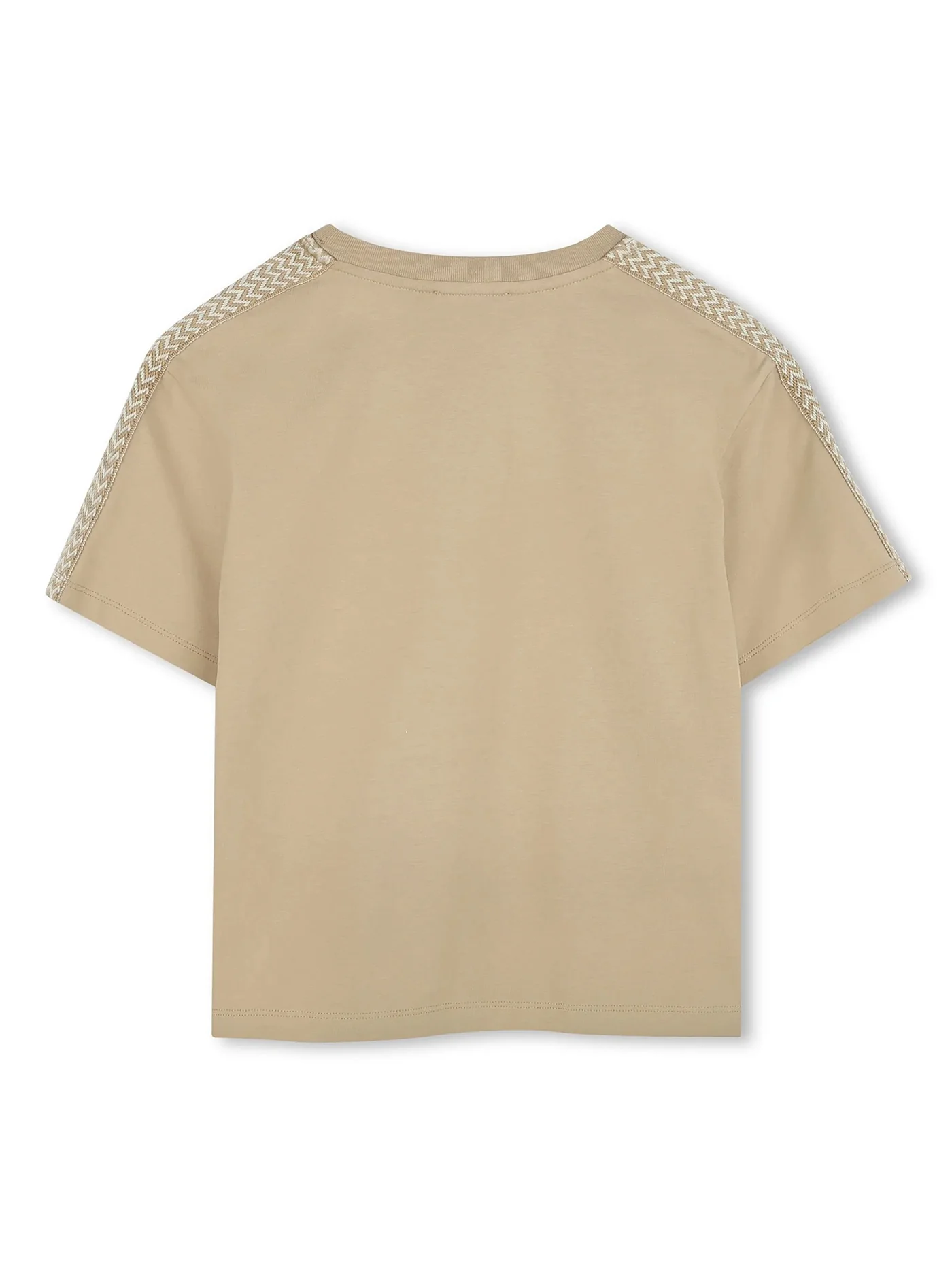 T-Shirt in beige cotton - Image 2