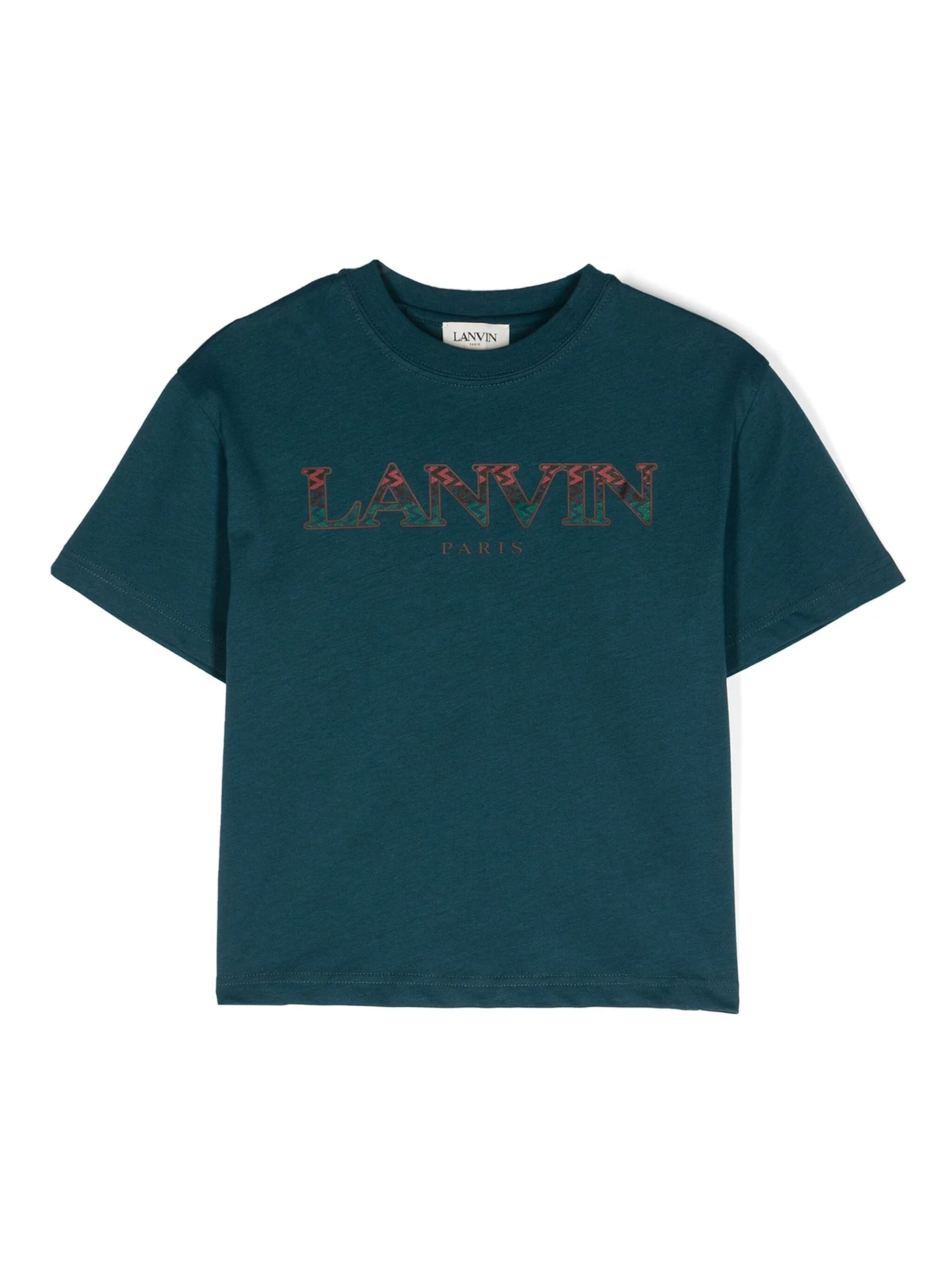 T-Shirt in petroleum cotton