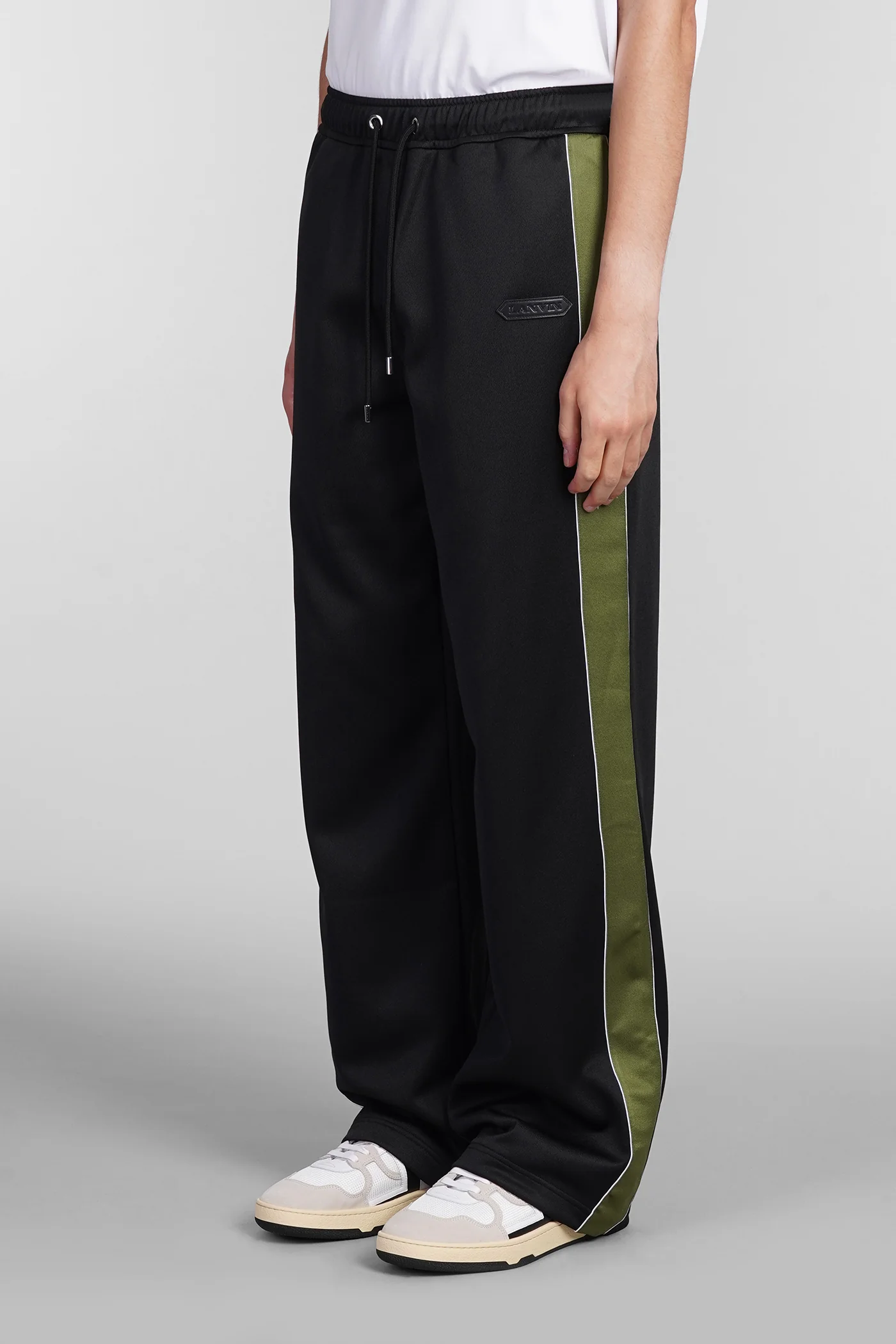 Pants in black polyester - Image 4