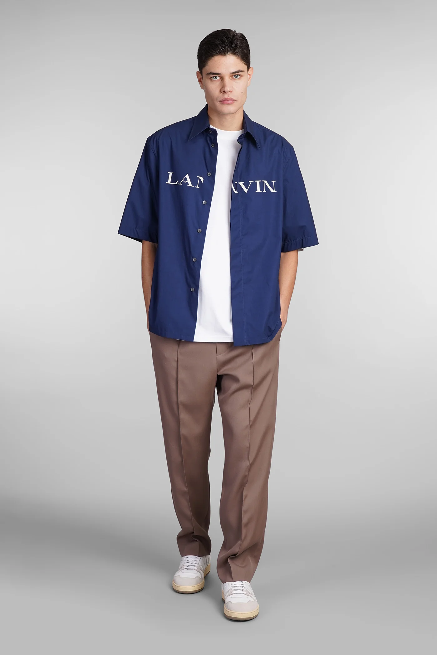 Pants in brown wool - Image 2
