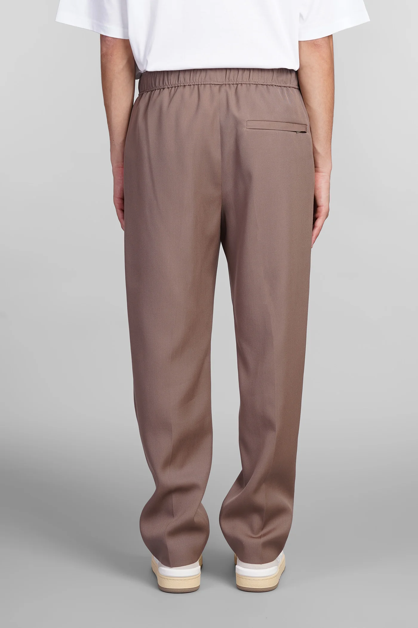 Pants in brown wool - Image 3