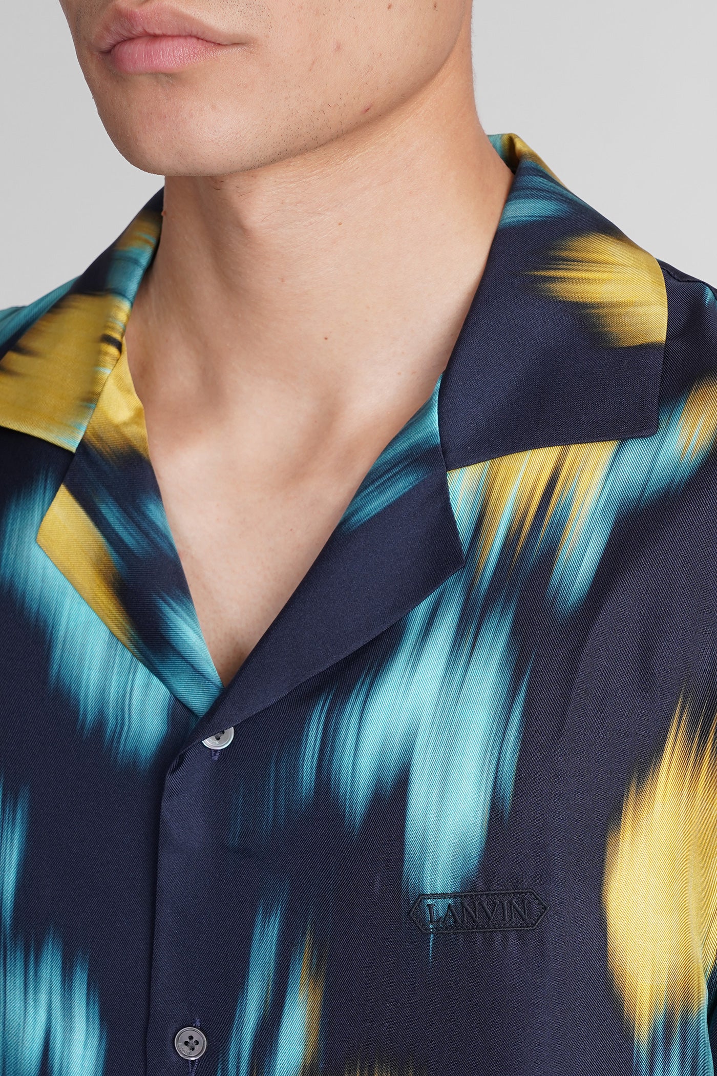 Shirt in multicolor silk - Image 5