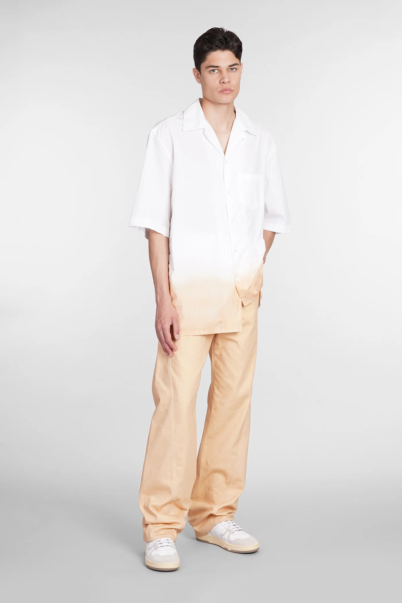 Shirt in white cotton - Image 2