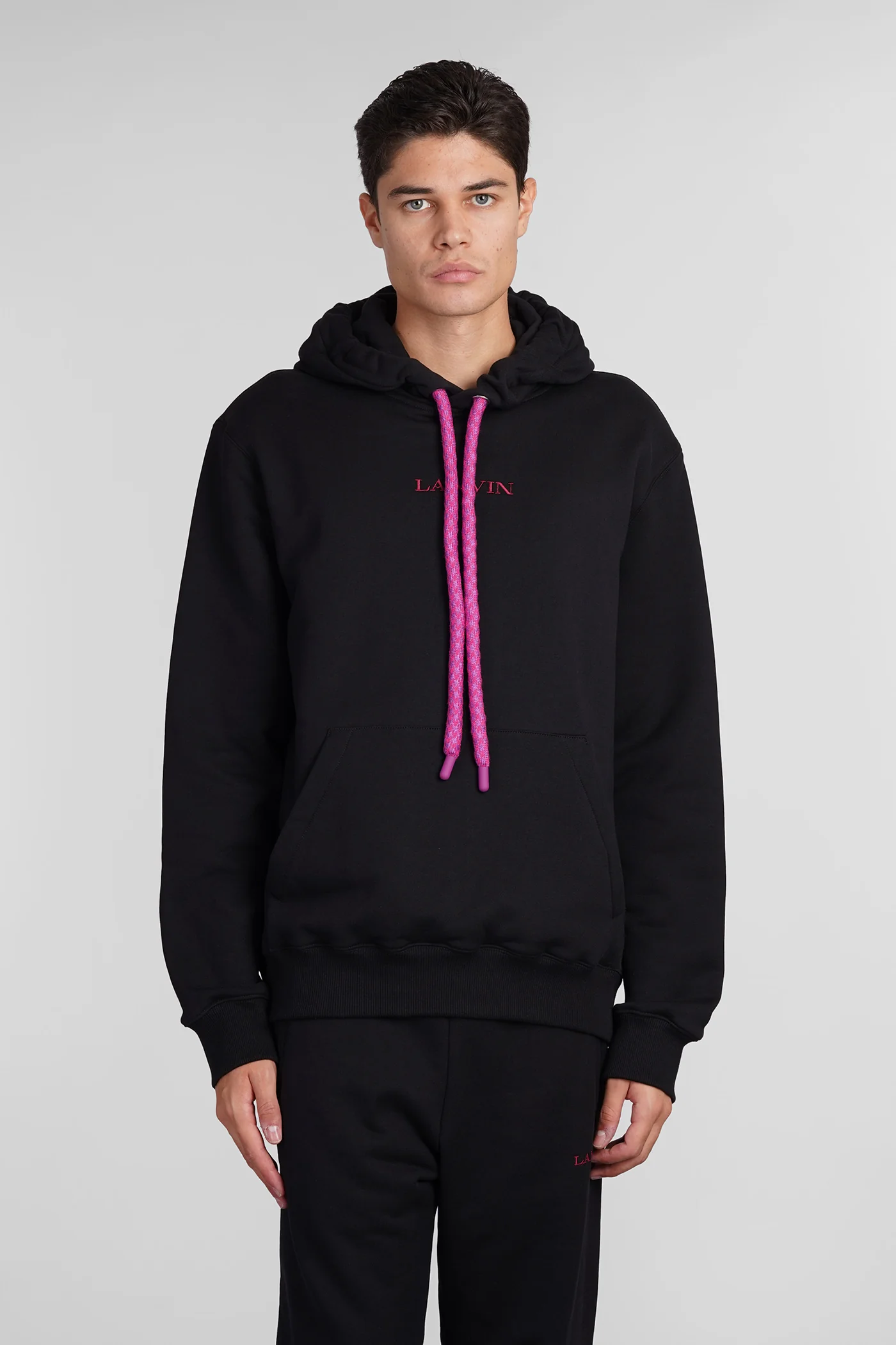 Sweatshirt in black cotton