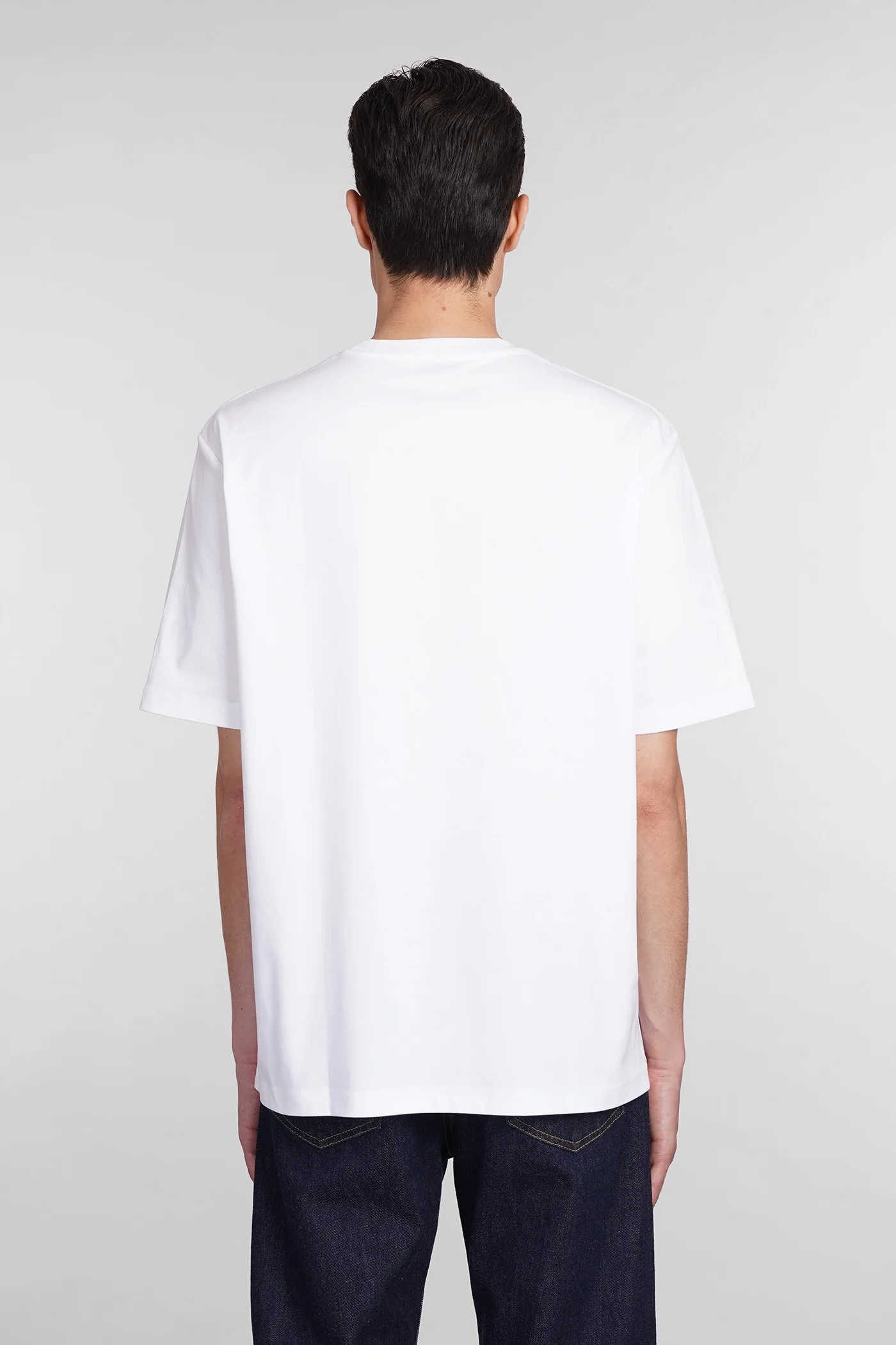 T-Shirt in white cotton - Image 3