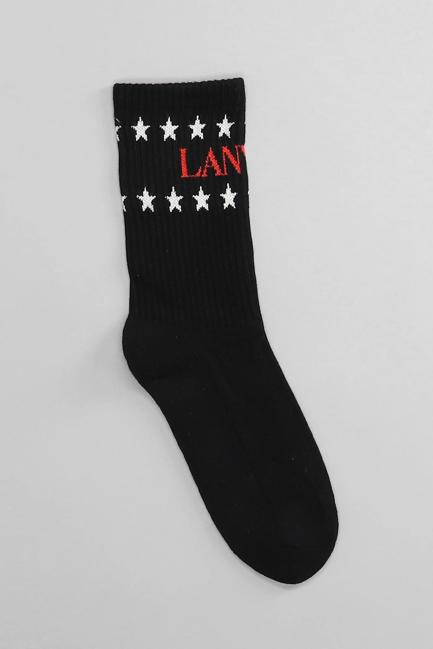 Socks in black cotton - Image 2