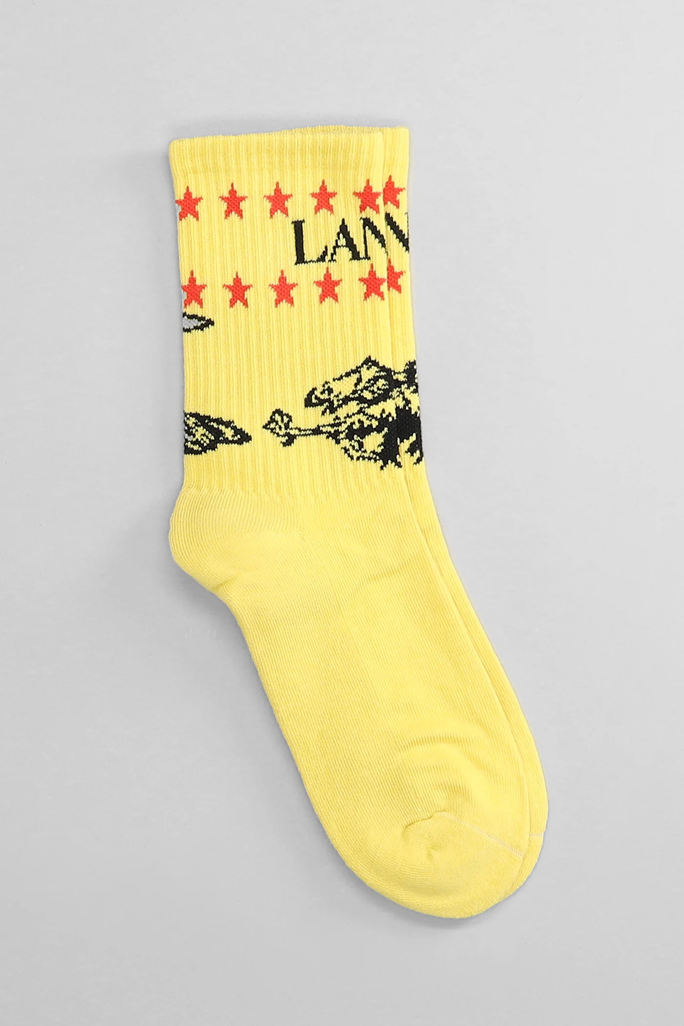 Socks in yellow cotton