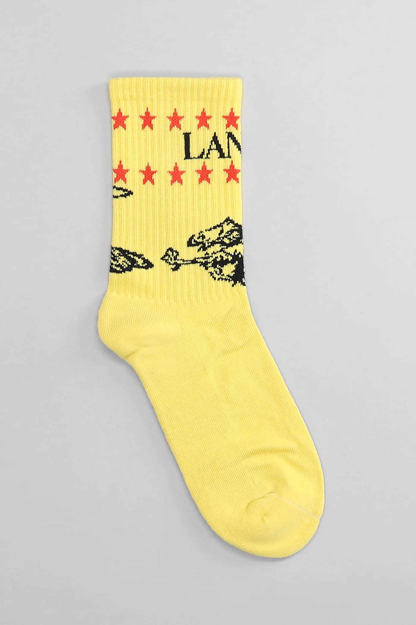Socks in yellow cotton - Image 2