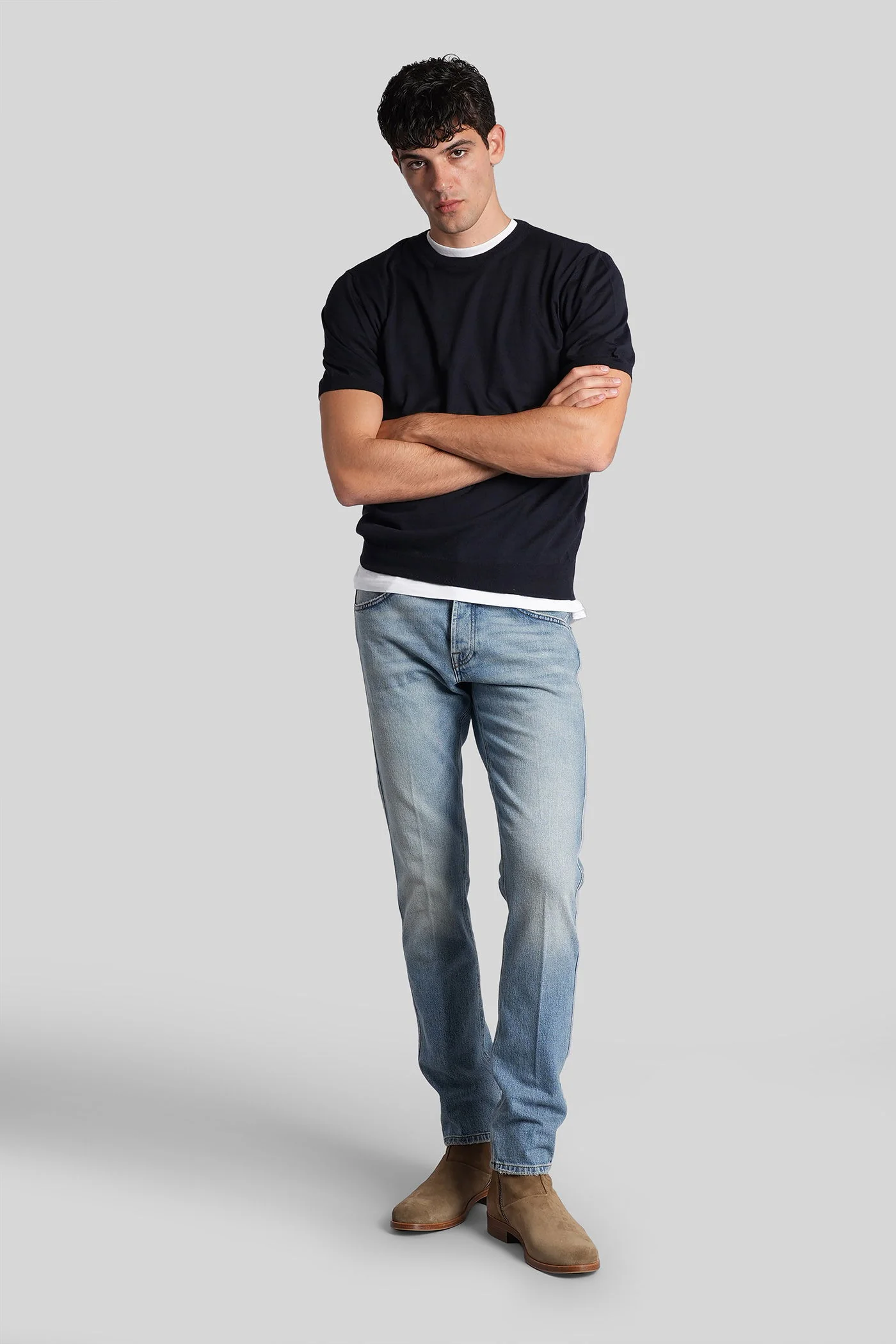 Jeans in blue denim - Image 2