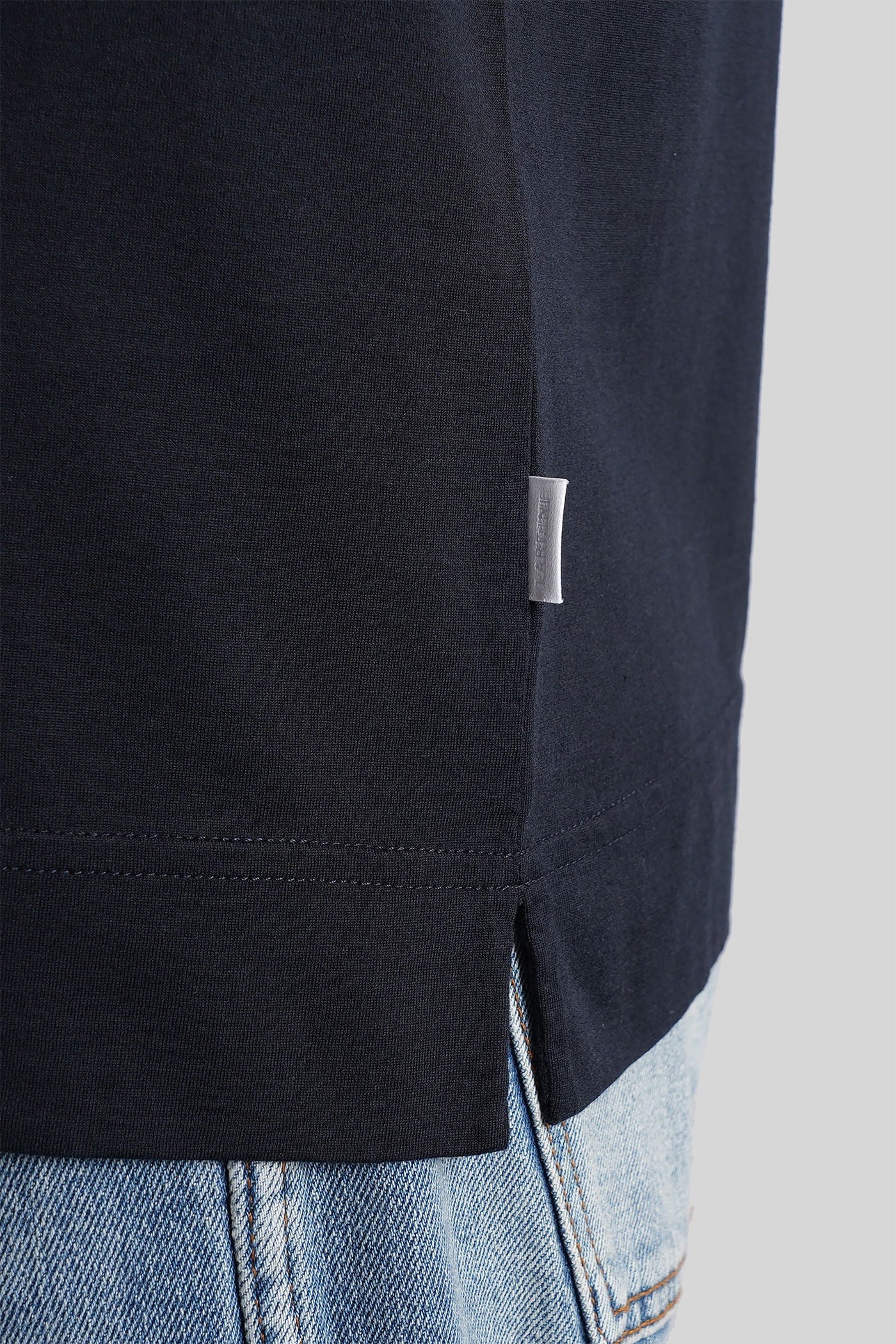 Polo in blue cotton - Image 5