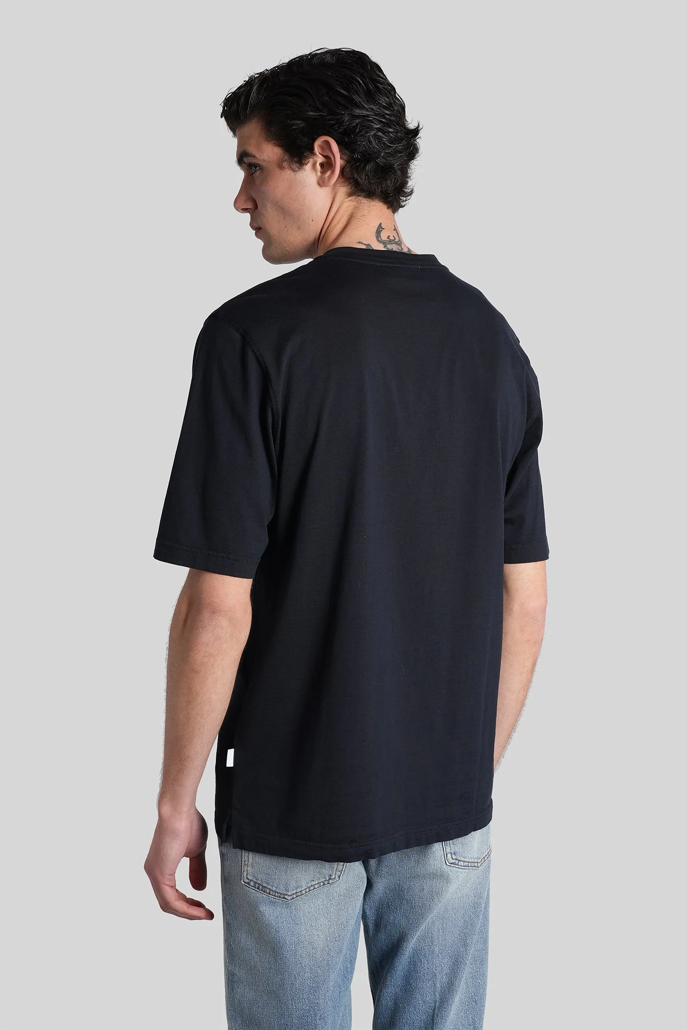 T-Shirt in blue cotton - Image 3