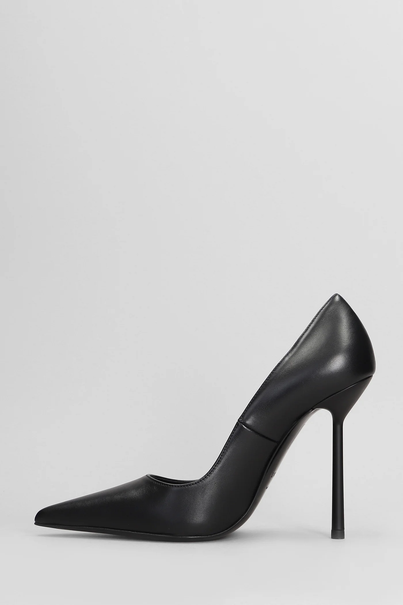 Bella Pumps in black leather - Image 3