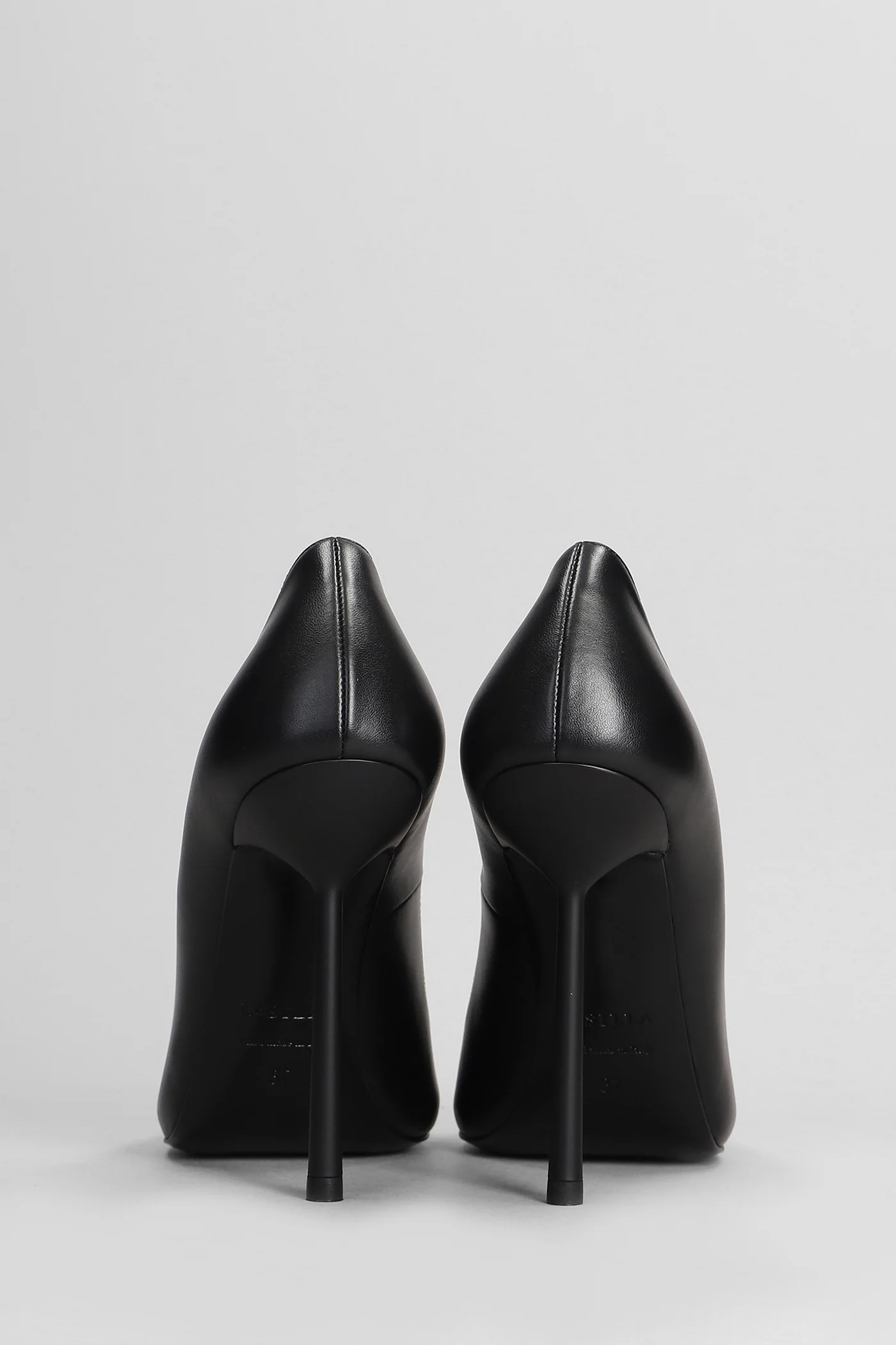 Bella Pumps in black leather - Image 4