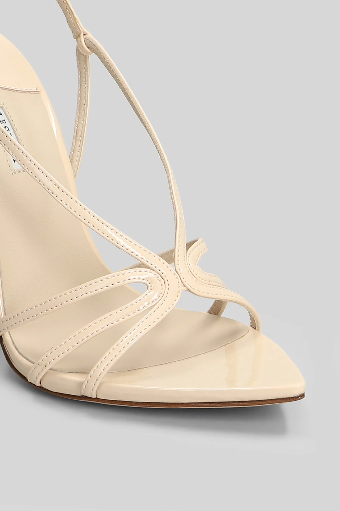 Eugenie Sandals in beige fabric - Image 5
