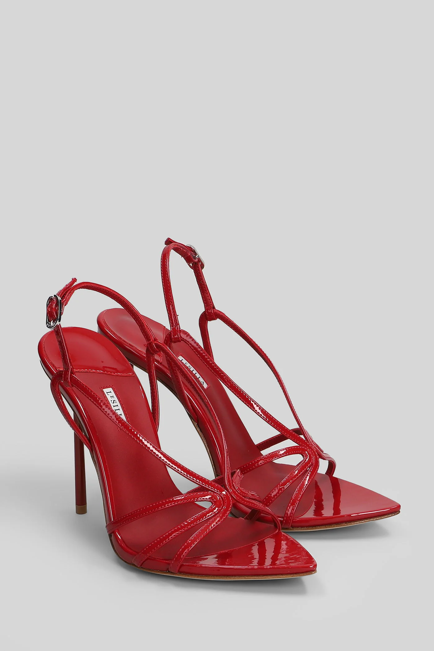Eugenie Sandals in red patent leather - Image 2