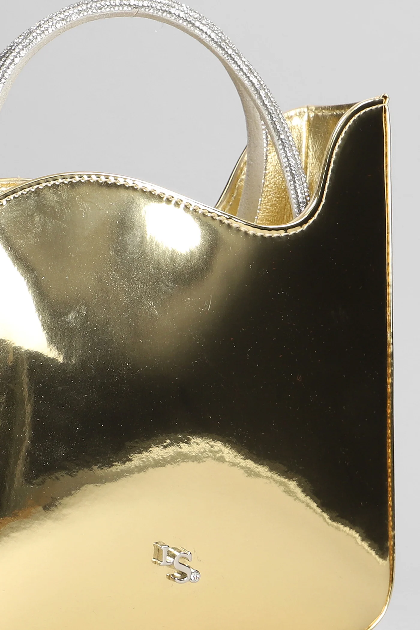 Ivy Shoulder bag in gold leather - Image 4