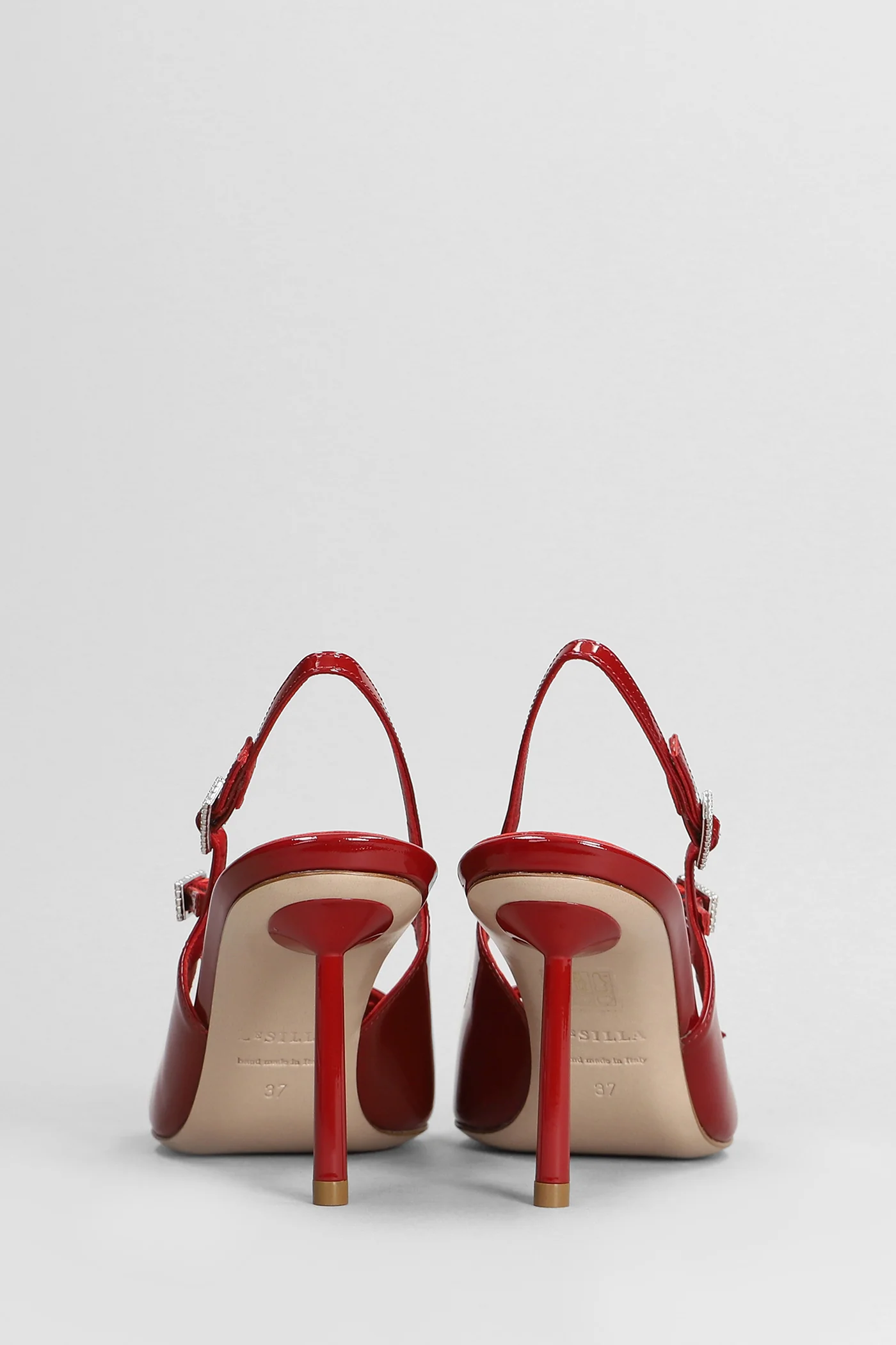 Morgana Pumps in red patent leather - Image 4