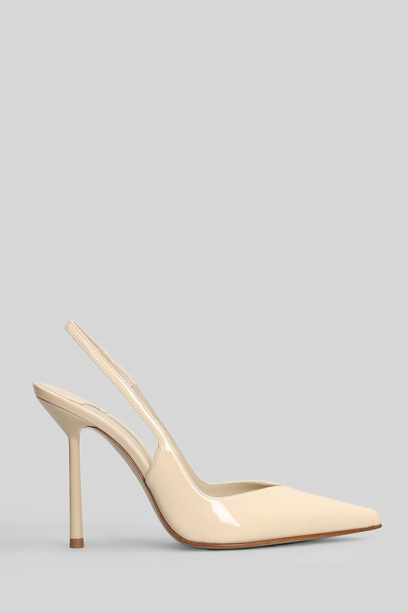 Vivienne Pumps in beige patent leather - Image 11