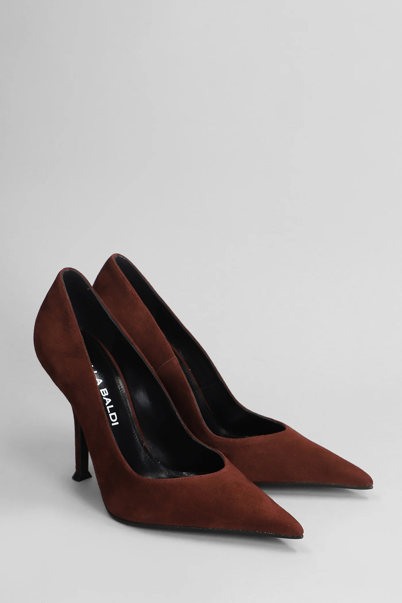 Pumps in bordeaux suede - Image 2