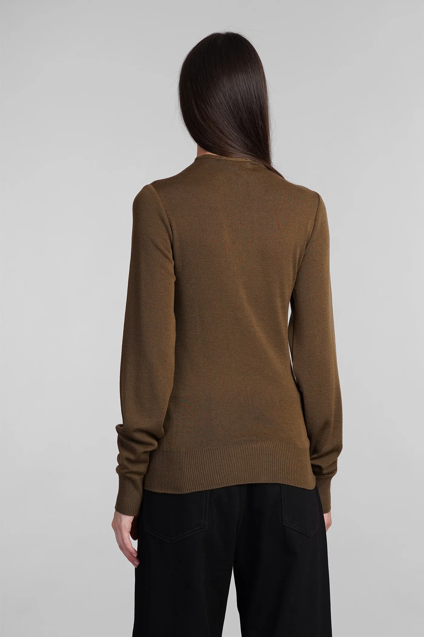 Cardigan in brown wool - Image 3