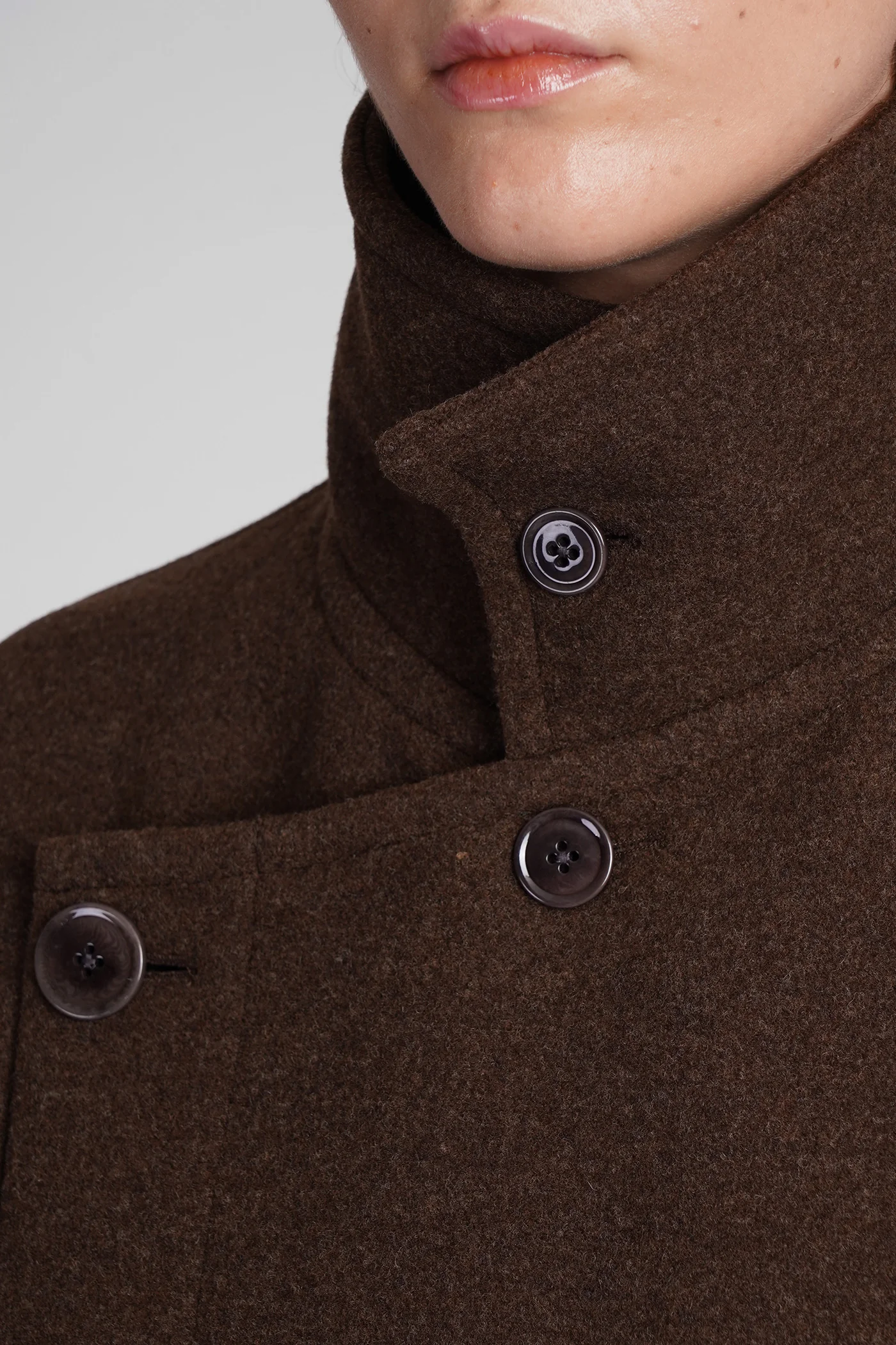 Coat in brown wool - Image 5
