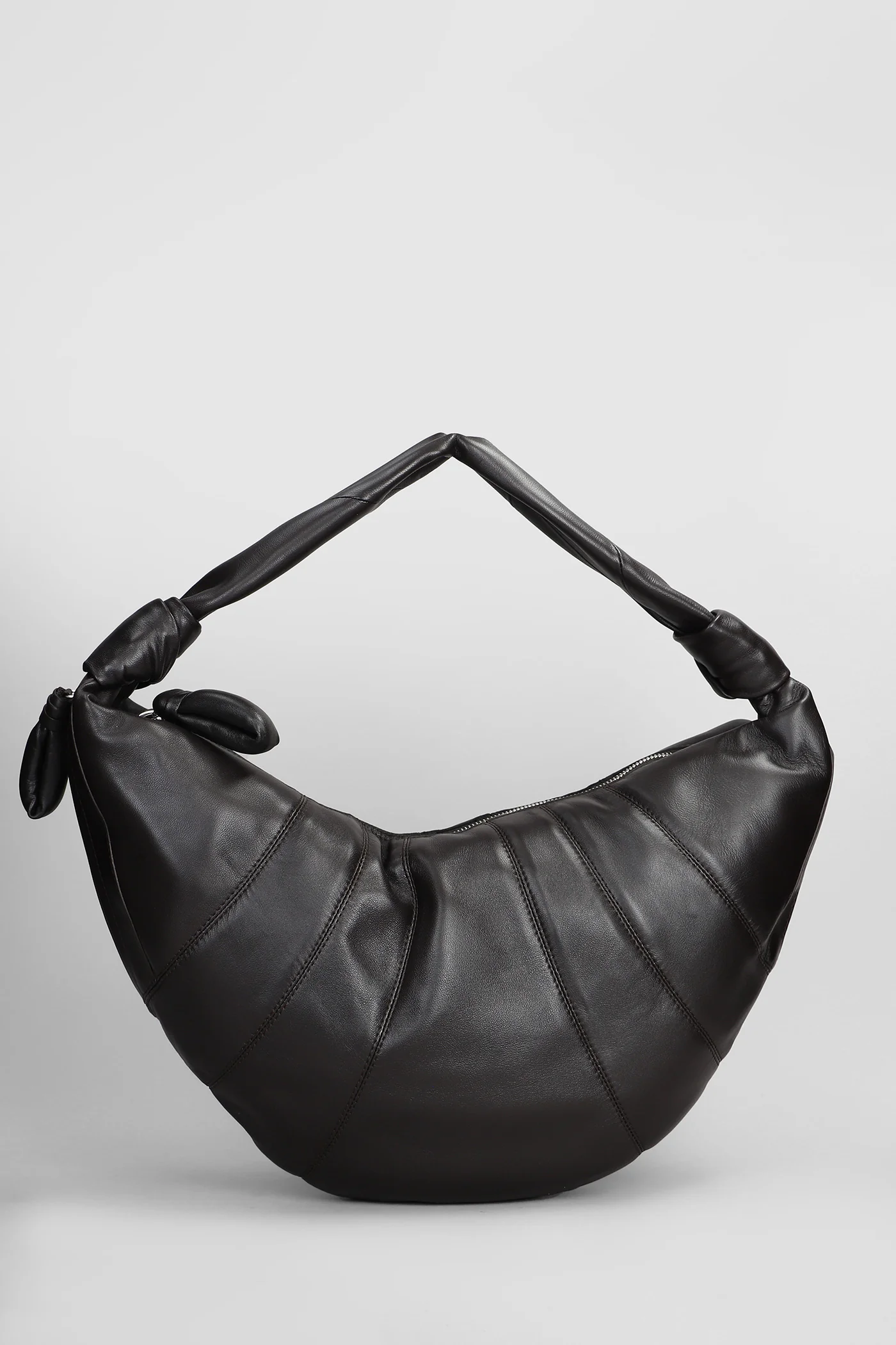 Fortune croissant Shoulder bag in brown cotton