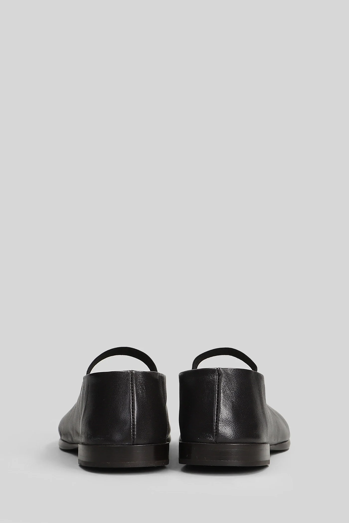 Glove ballerina Ballet flats in brown leather - Image 4